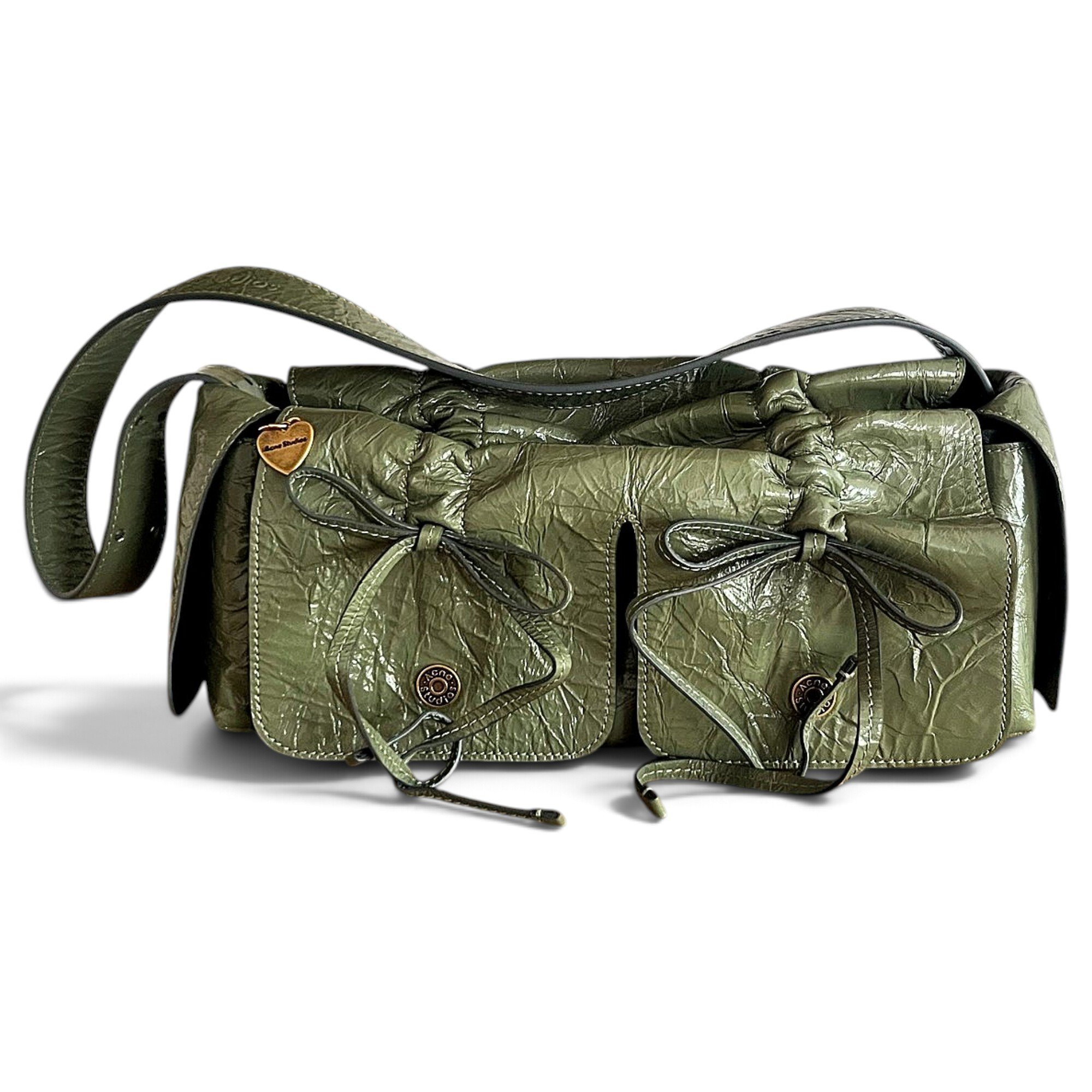 Acne Studios Multipocket leather handbag