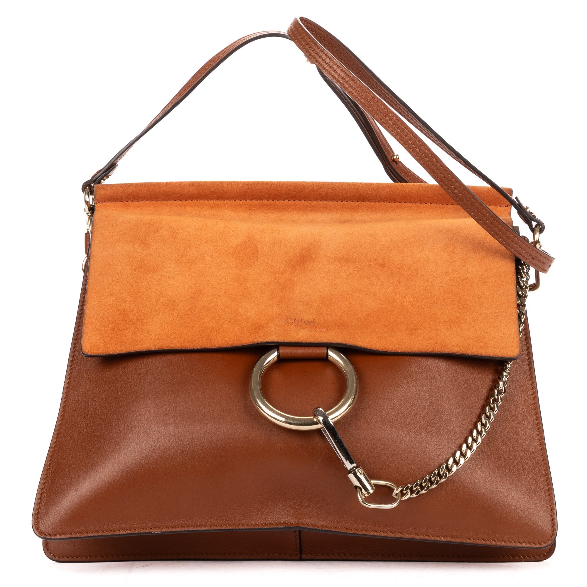Faye leather handbag