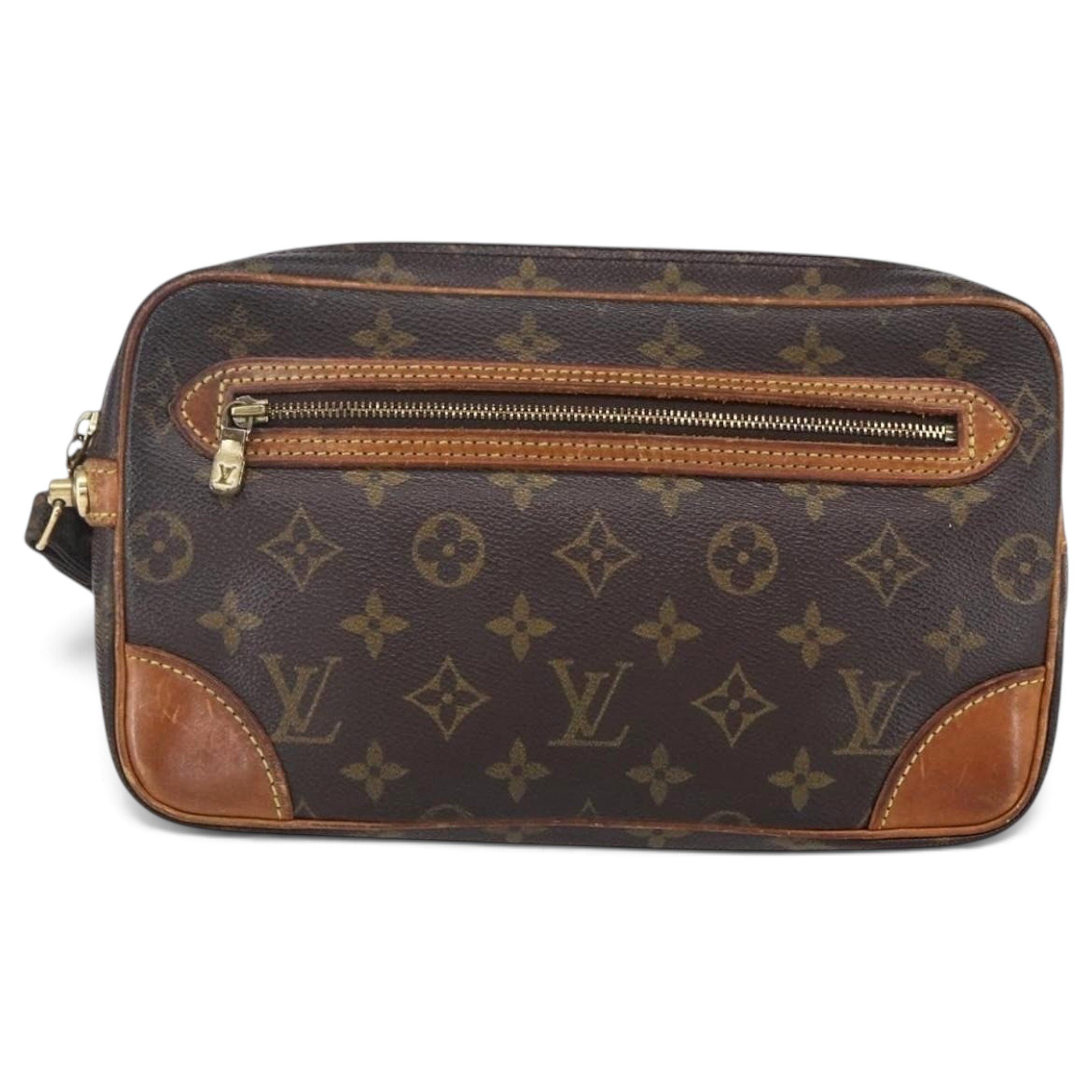 Marly Dragonne leather clutch bag