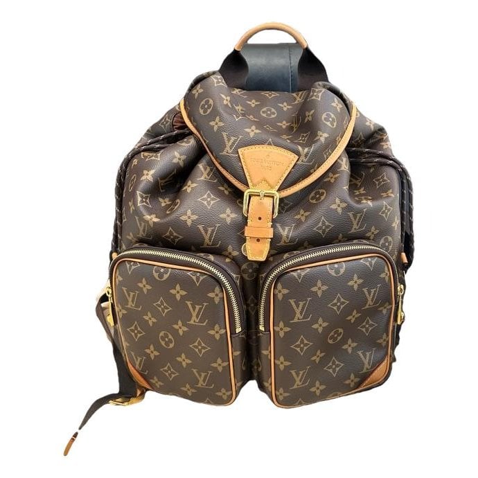 Leather backpack