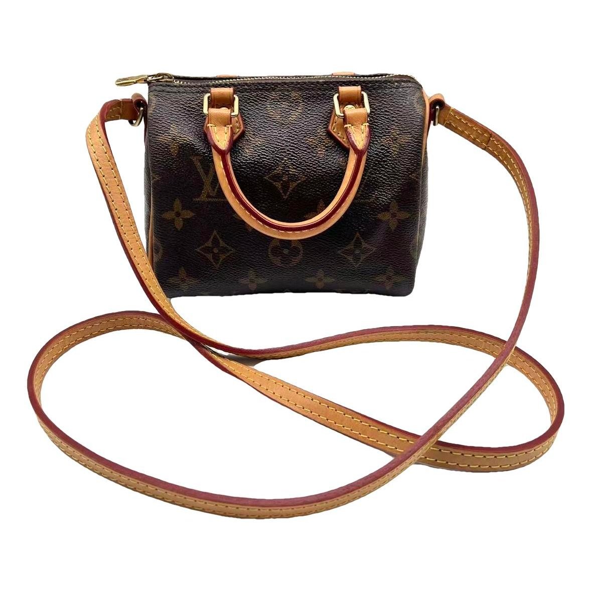 Nano Speedy / Mini HL leather handbag