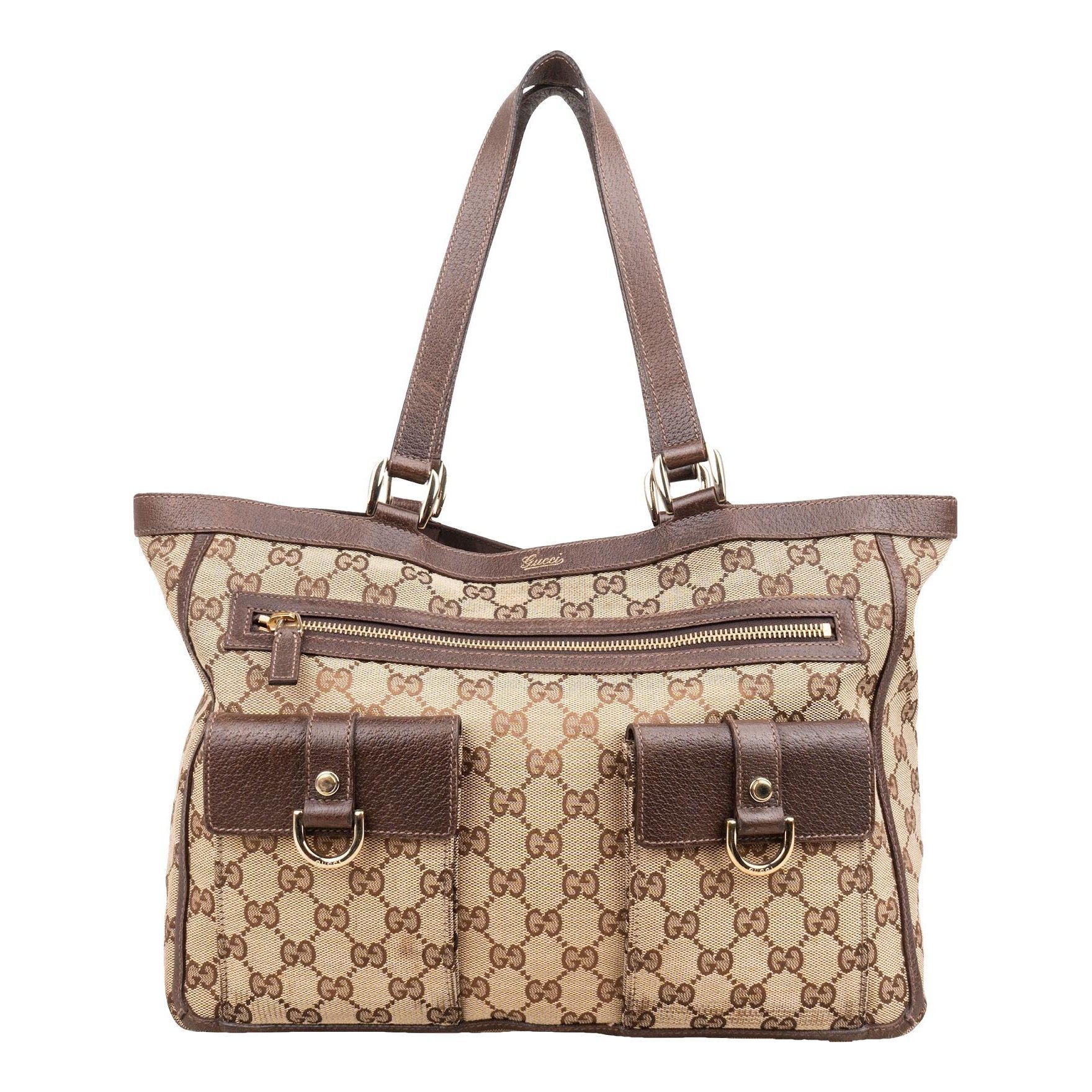 D-Ring leather handbag
