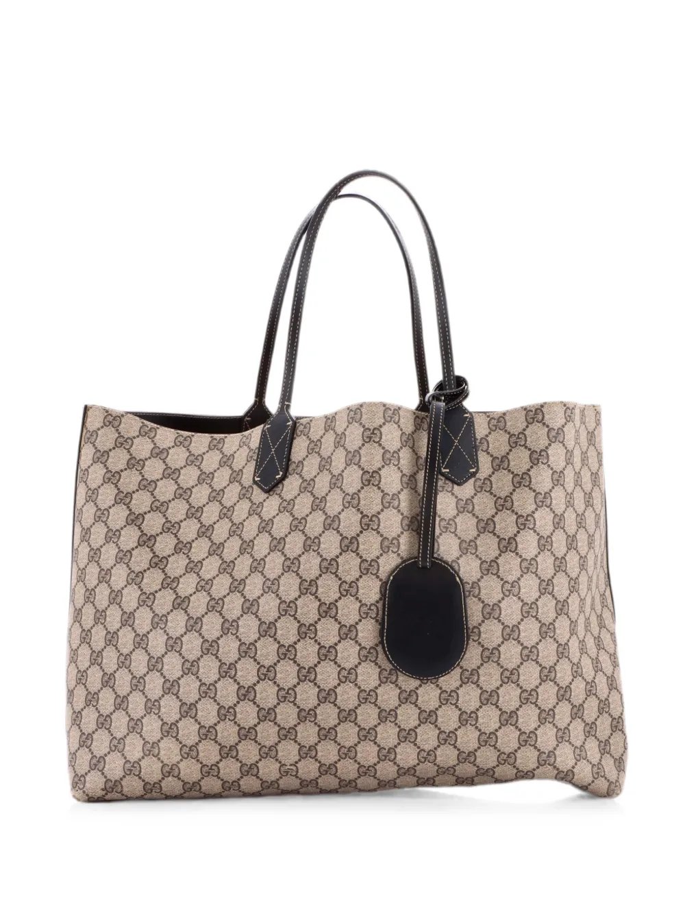Reversible GG Print Leather Large tote bag