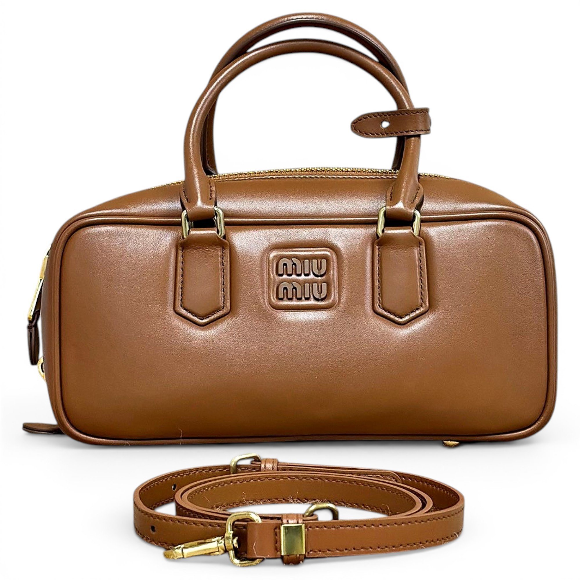 Arcadie leather handbag