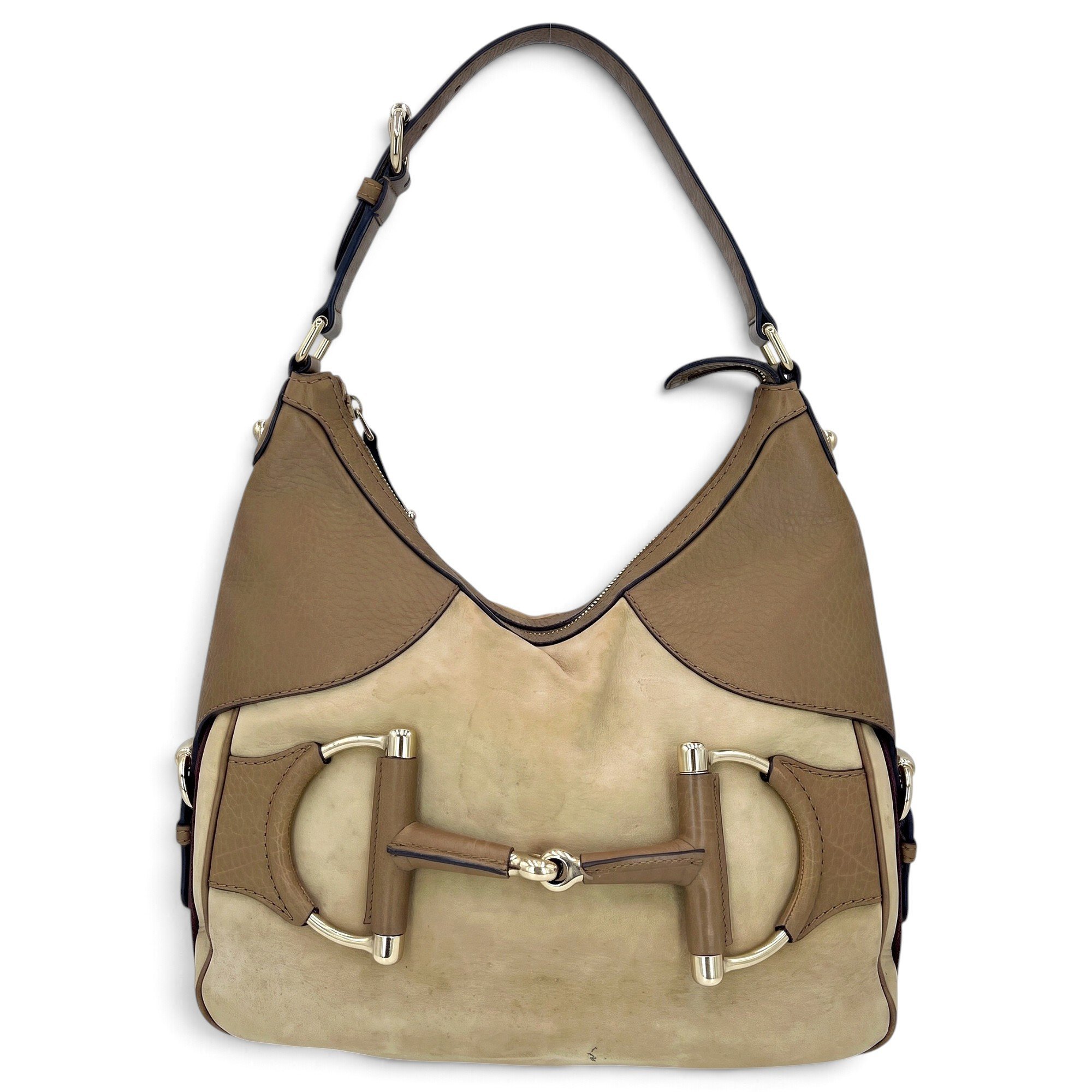 Horsebit Chain leather handbag