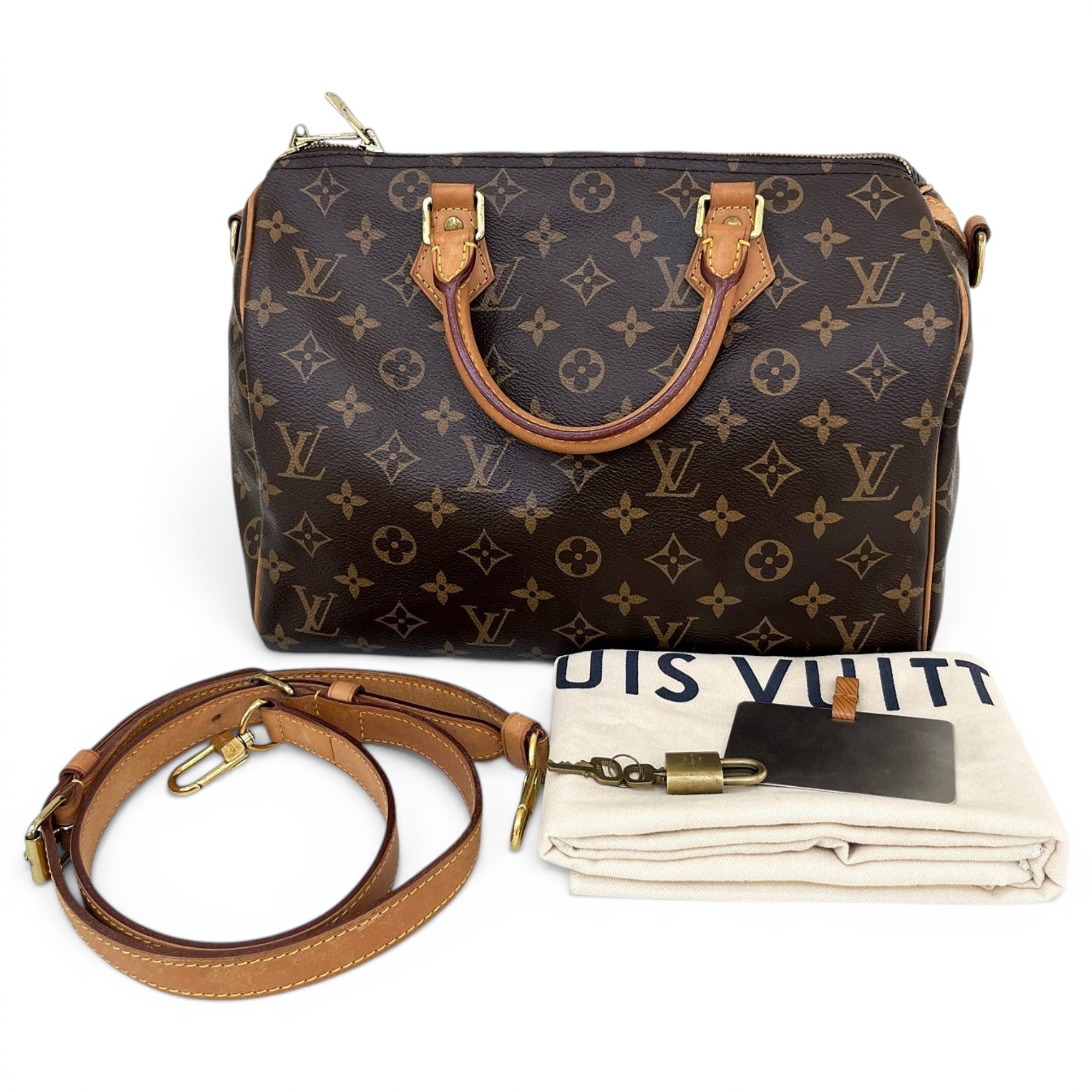 Speedy Bandoulière leather handbag