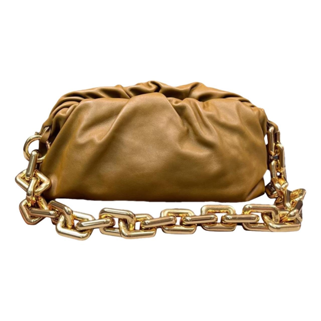 Chain Pouch leather handbag