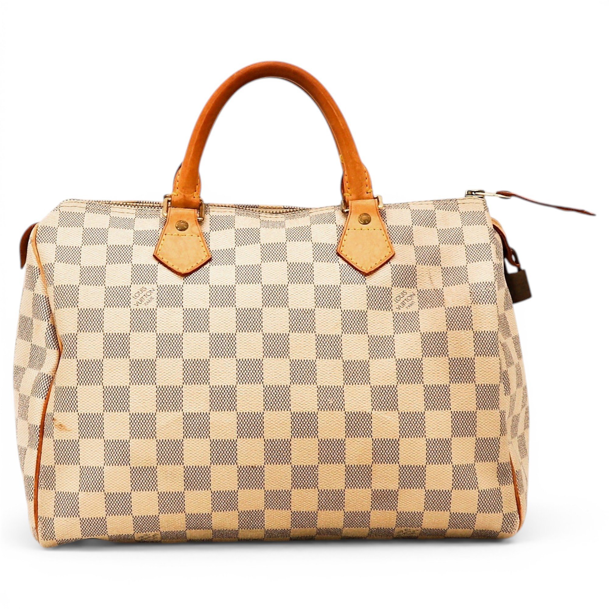 Speedy leather handbag