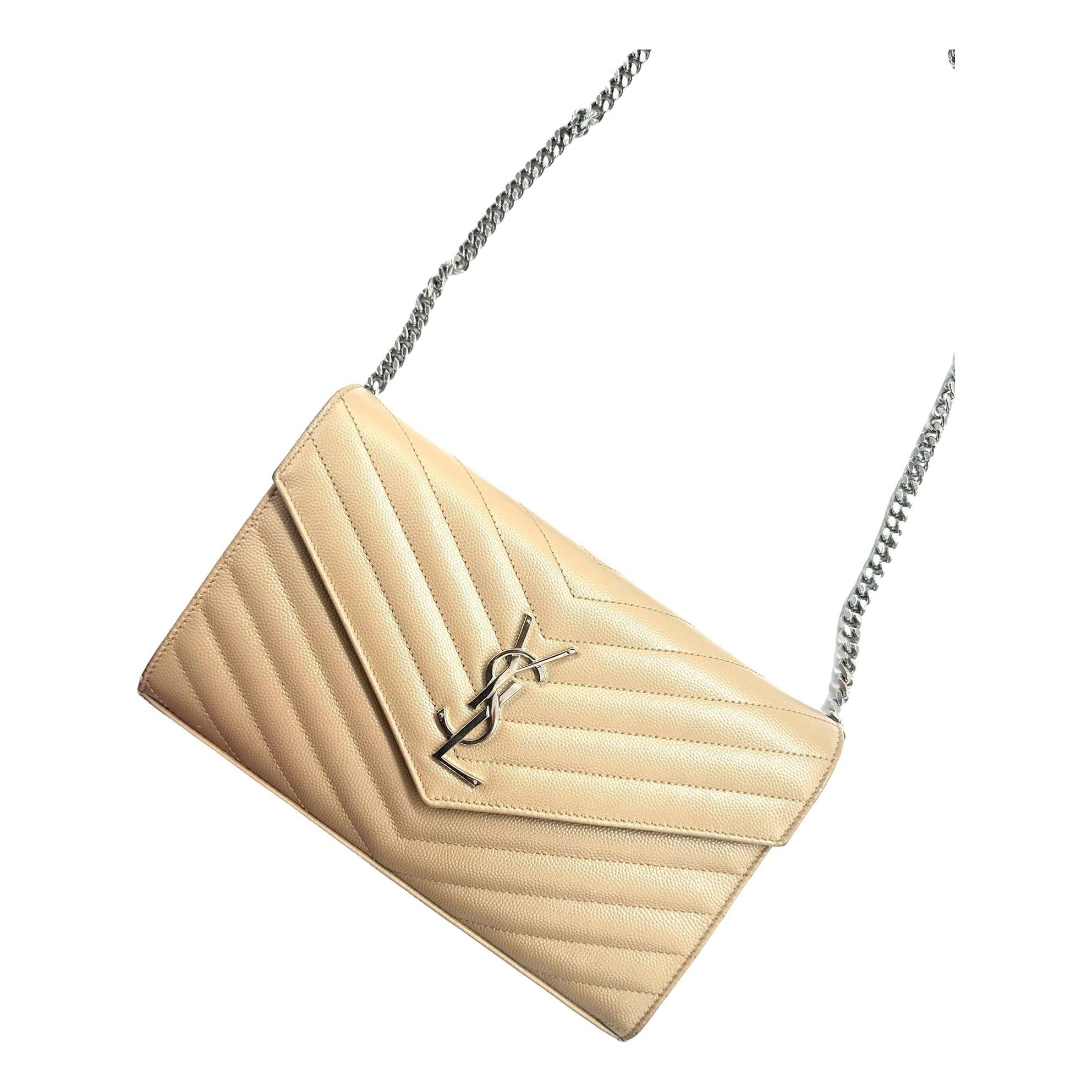 Portefeuille enveloppe leather crossbody bag