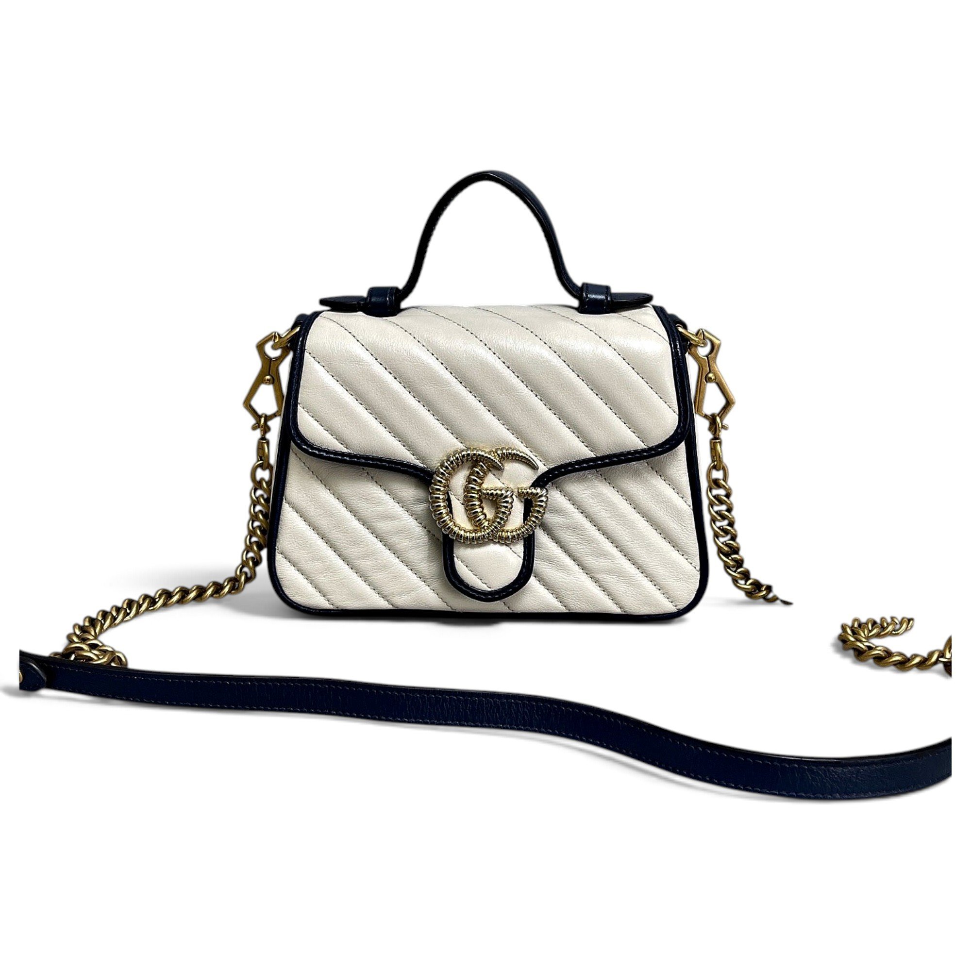 GG Marmont Flap leather handbag