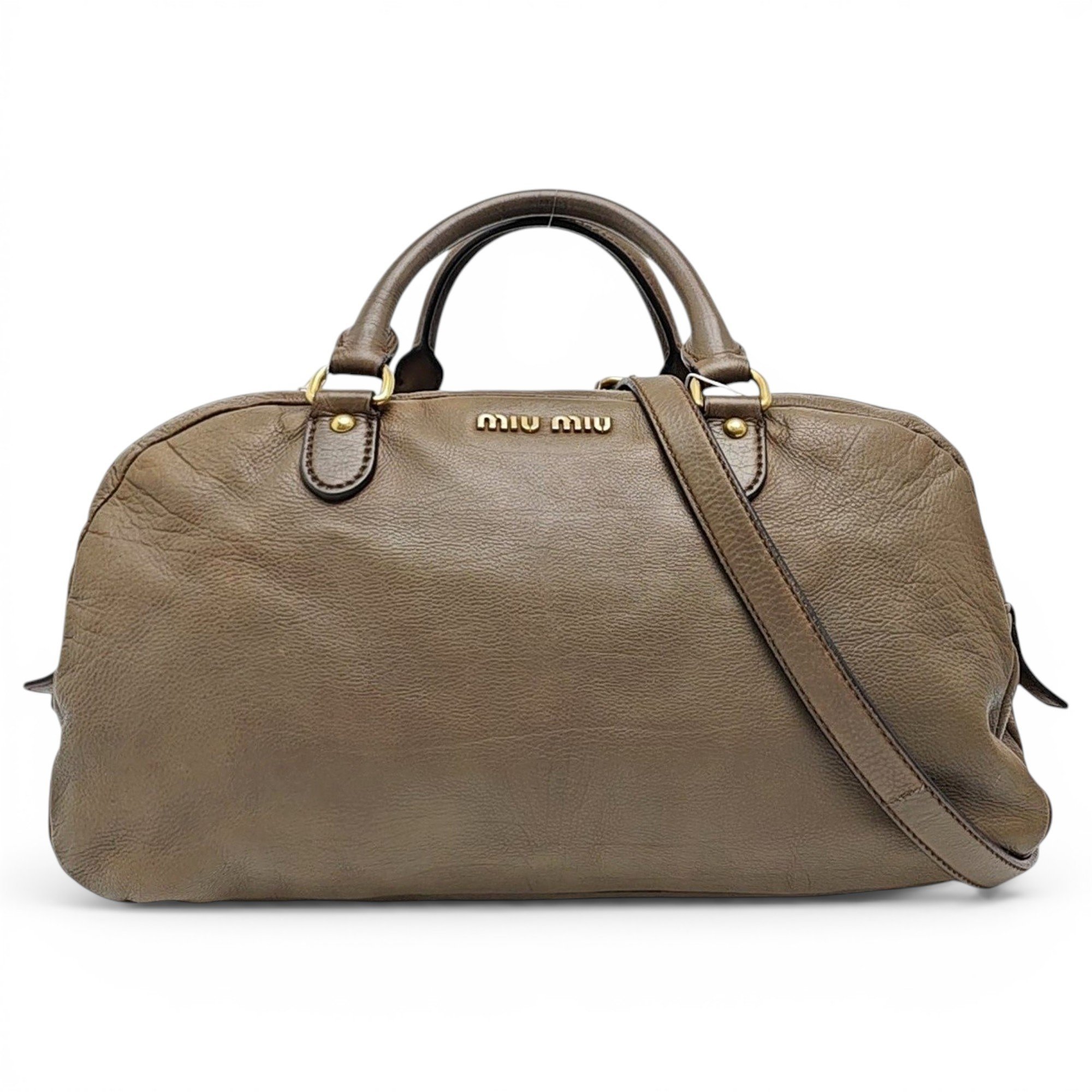 Leather handbag