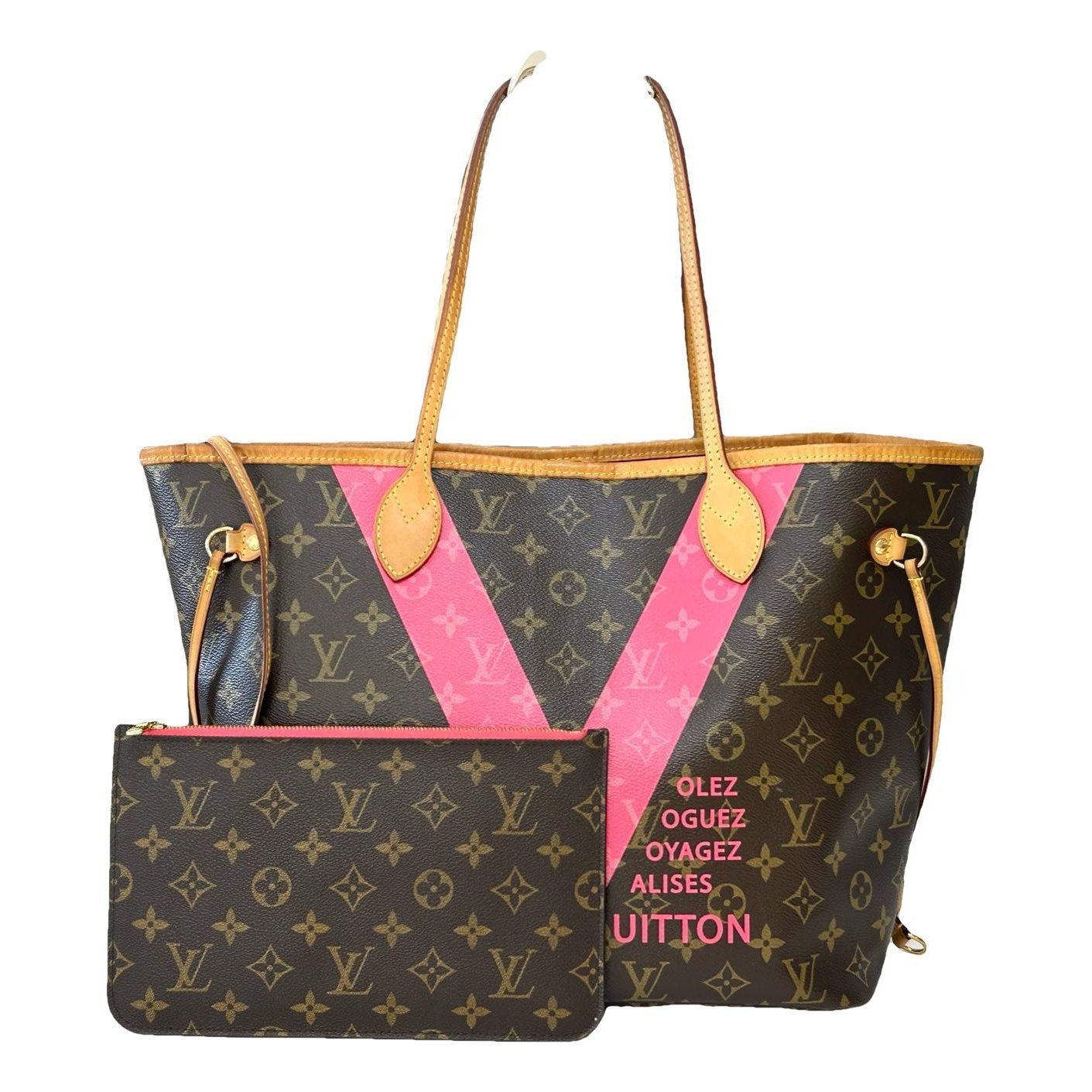 Neverfull leather handbag