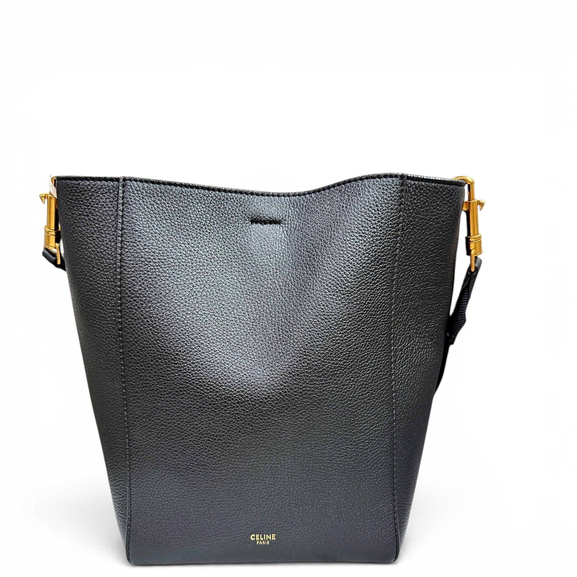 Seau Sangle leather handbag