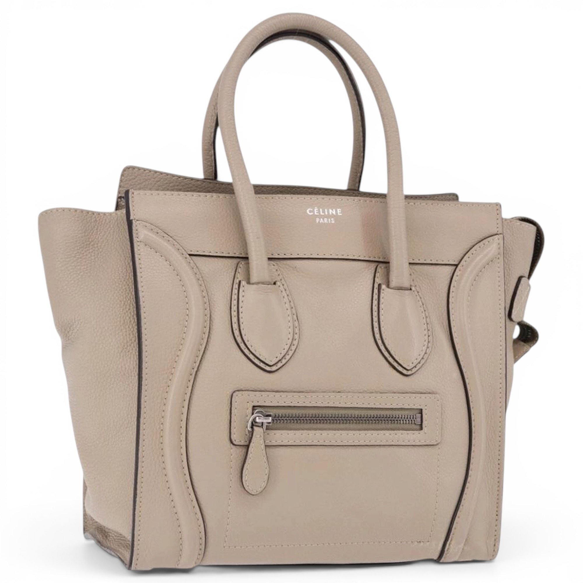 Luggage leather handbag