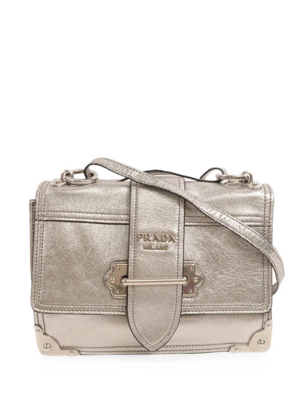 Cahier leather cross body bag
