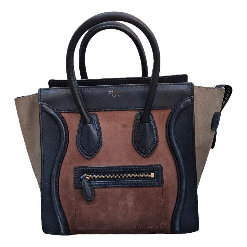 Luggage leather tote