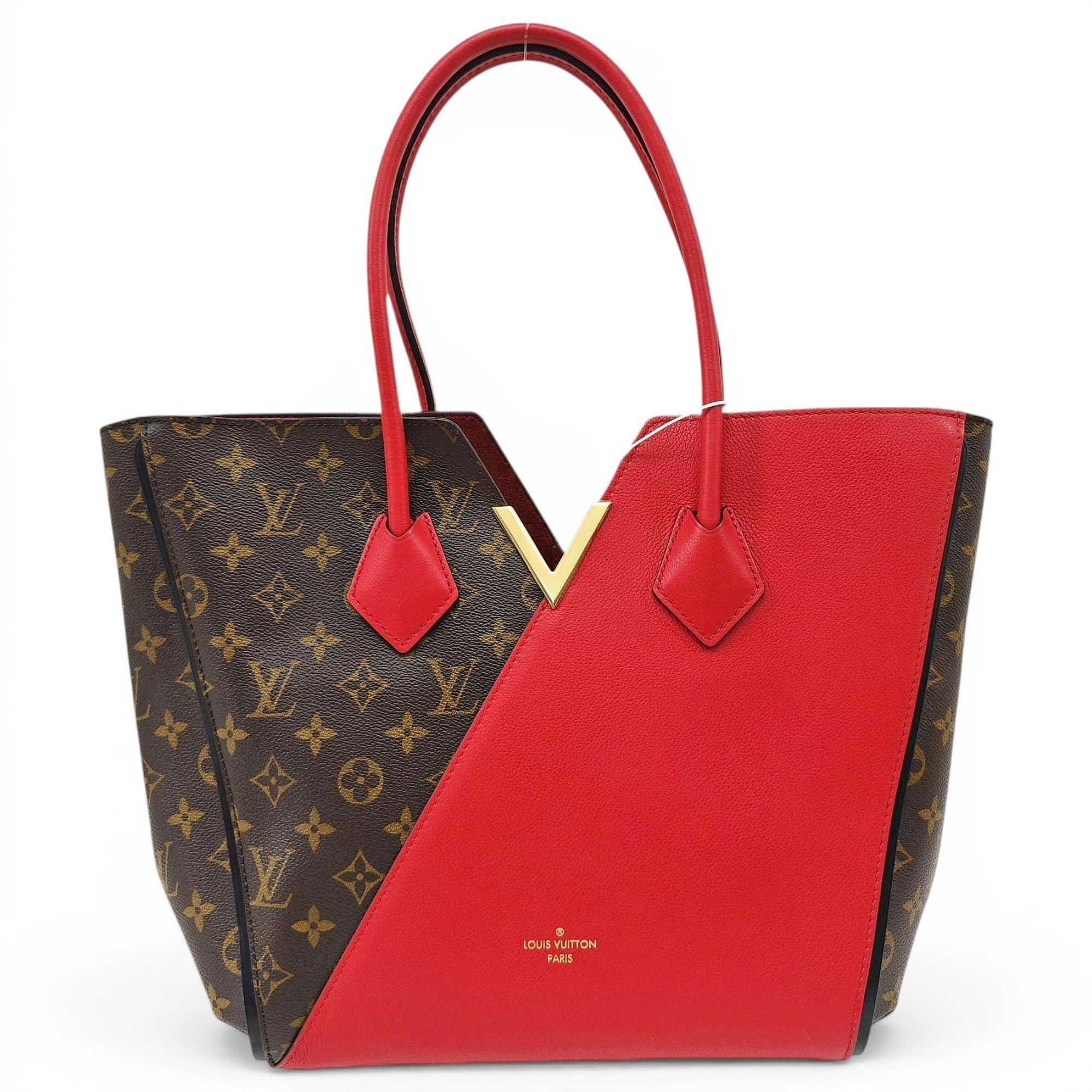 Kimono leather handbag