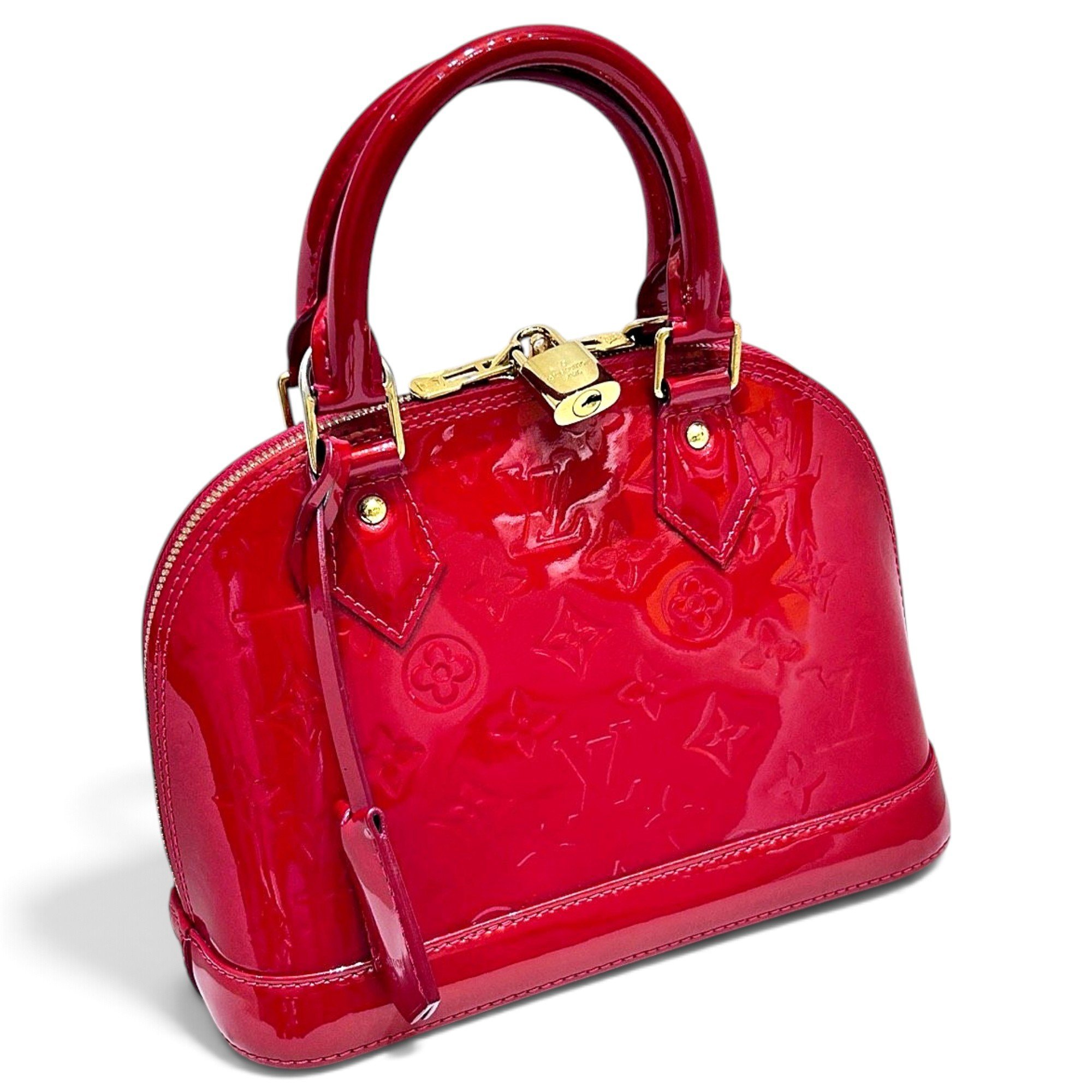 Alma BB patent leather handbag