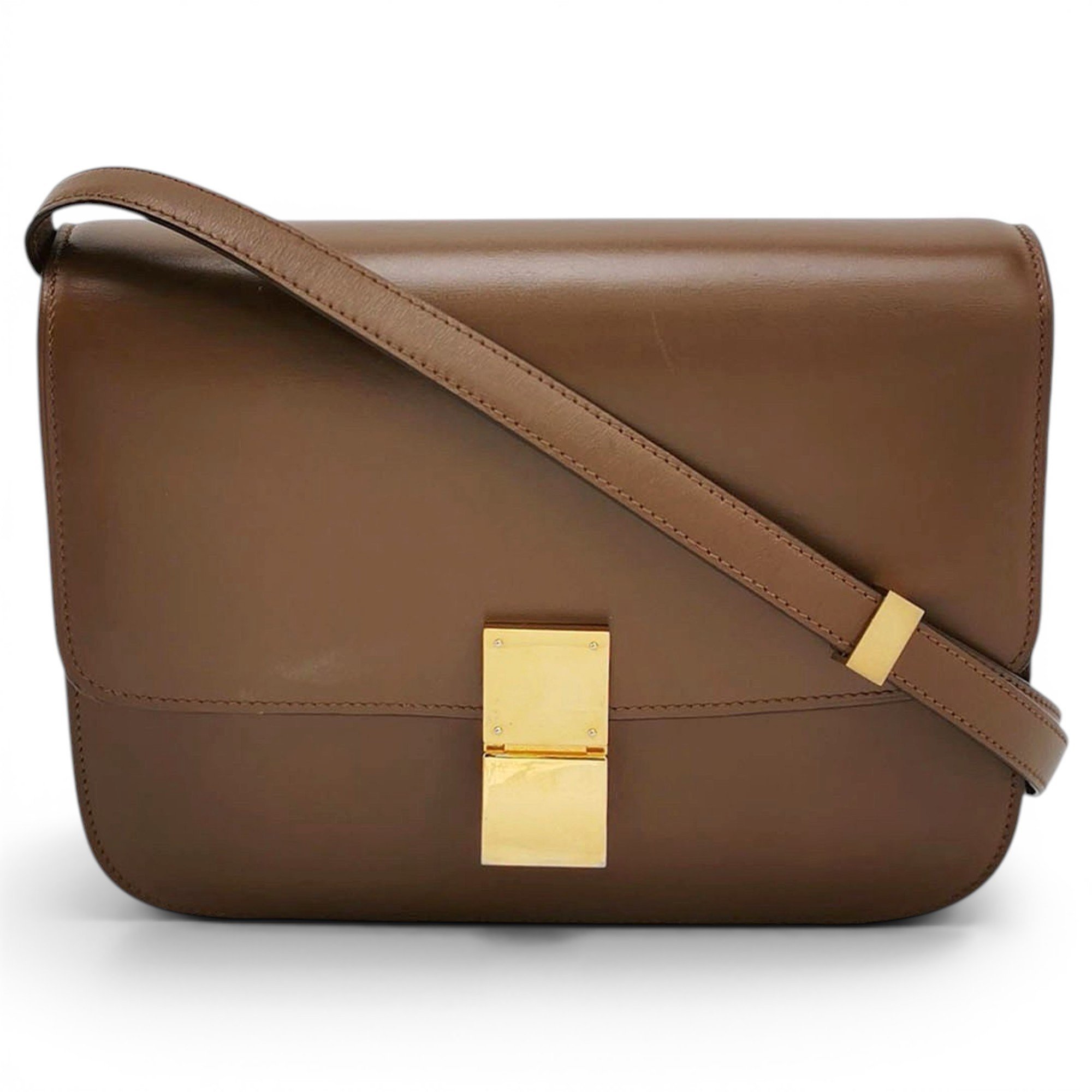 Classic leather handbag