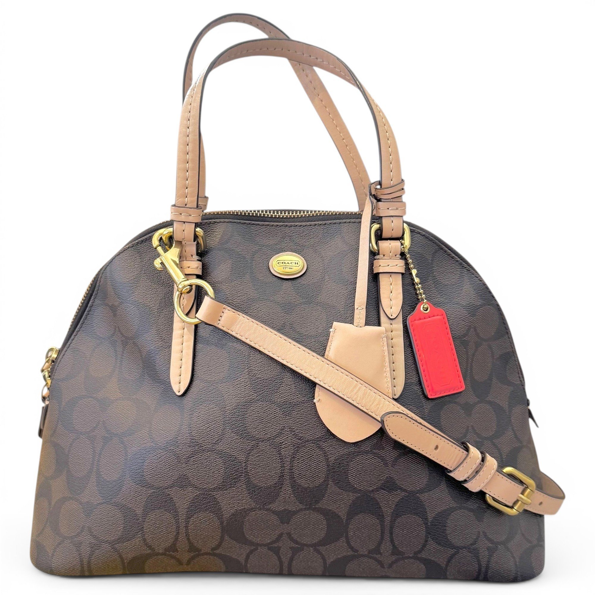 Signature Sufflette leather handbag