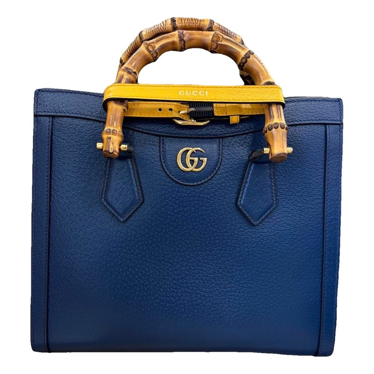 Diana Bamboo leather handbag