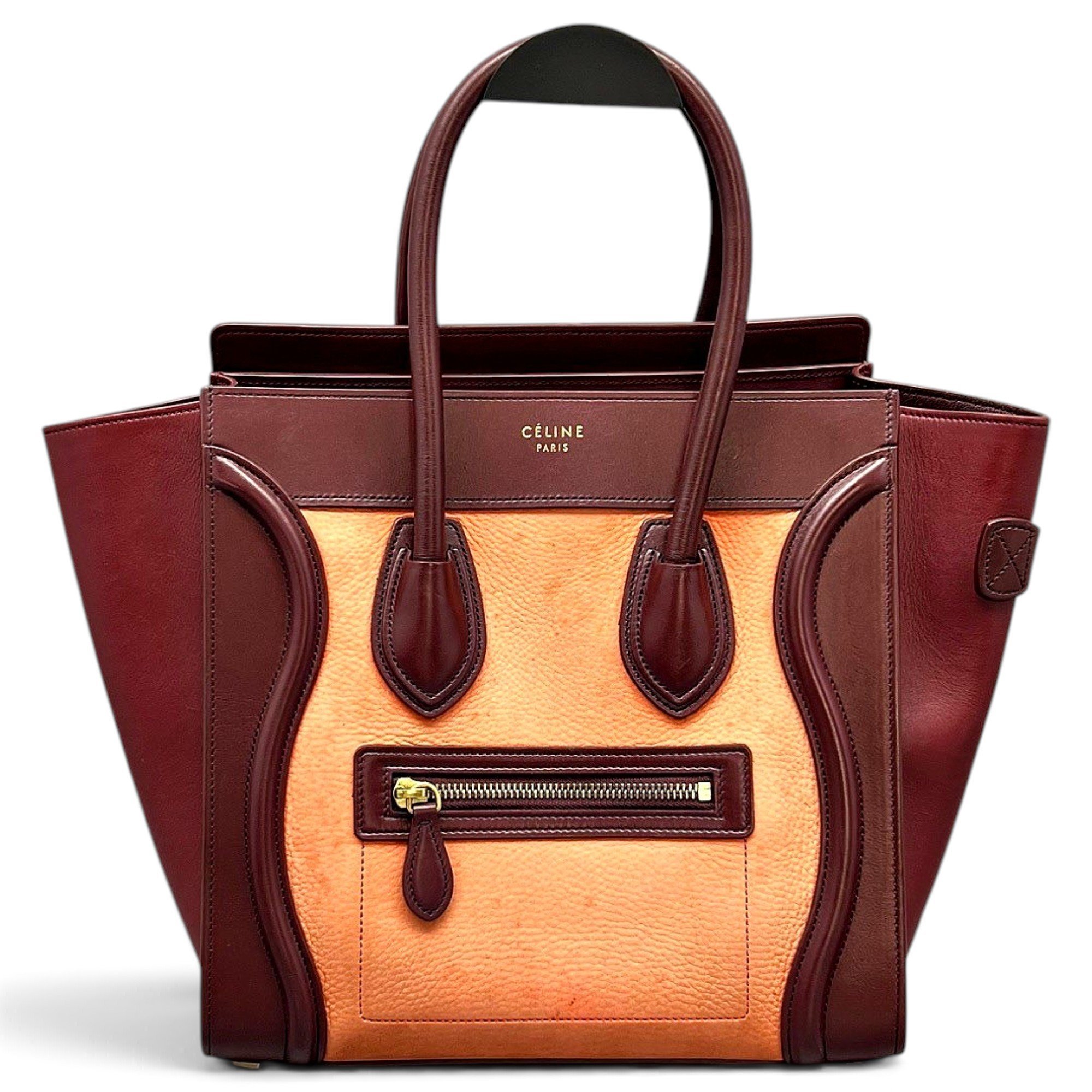Luggage leather handbag