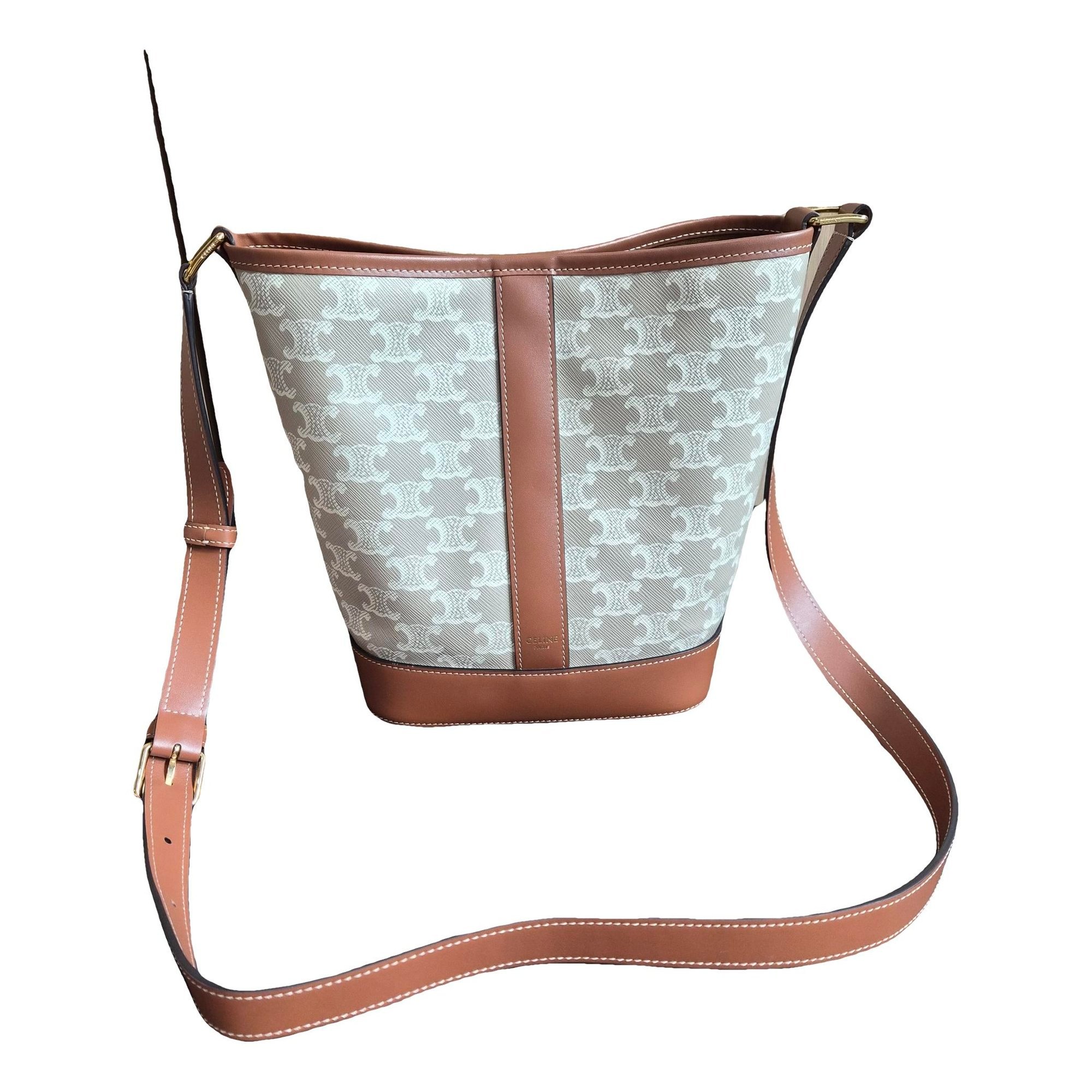 Triomphe leather handbag