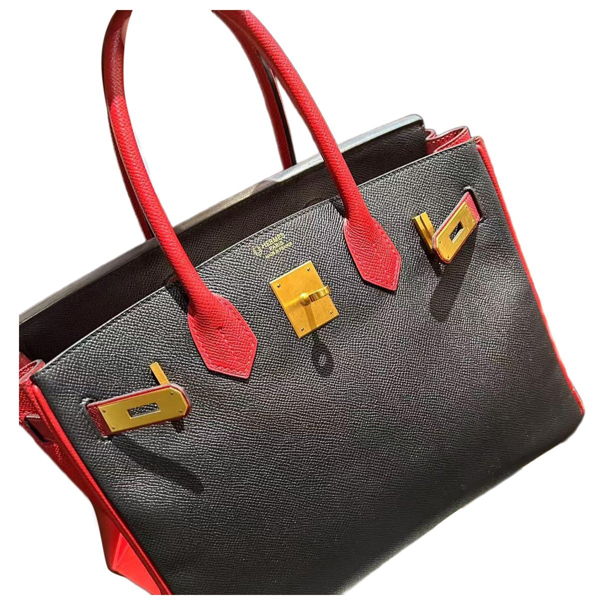 Birkin 30 leather handbag