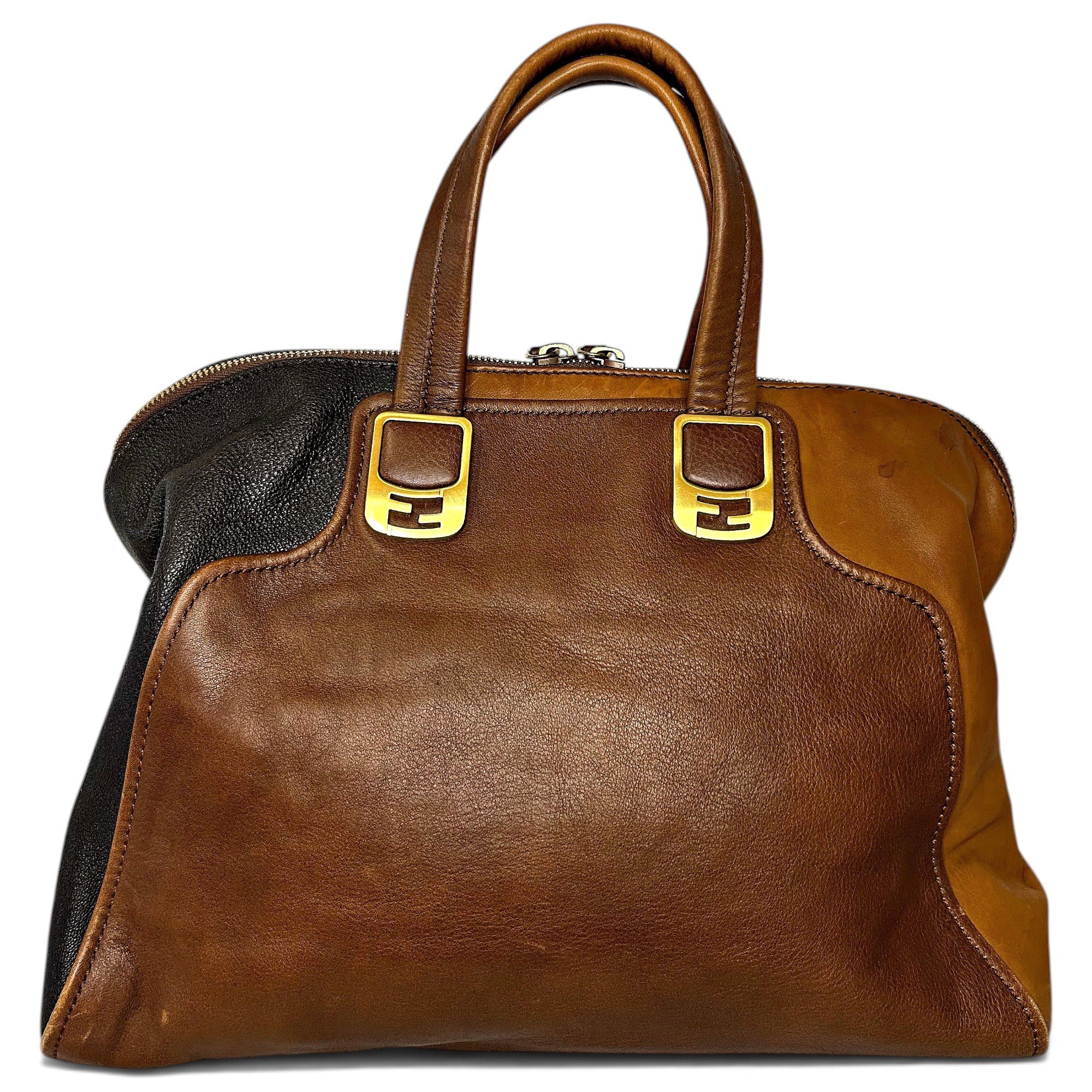 Chameleon leather handbag