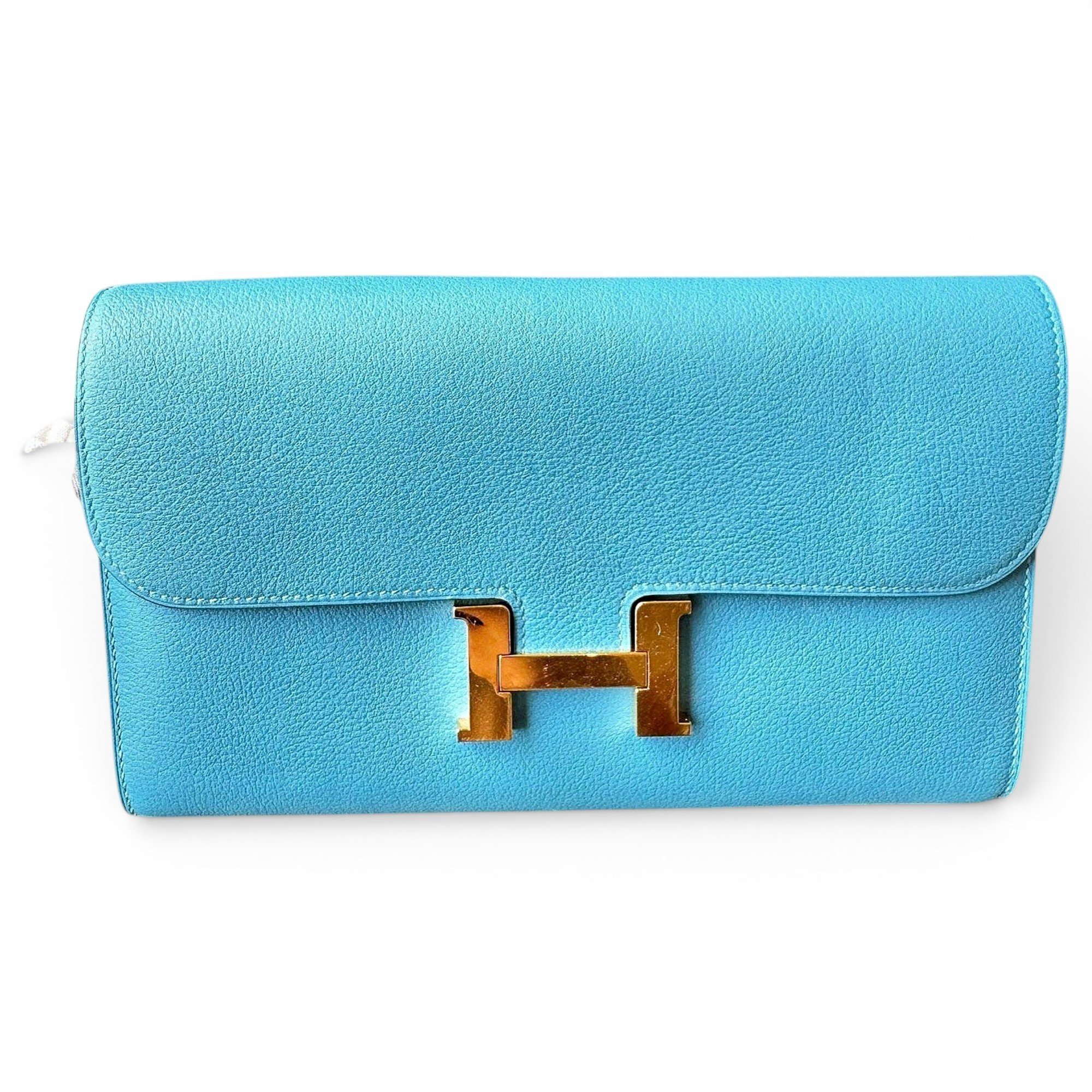 Constance leather clutch bag