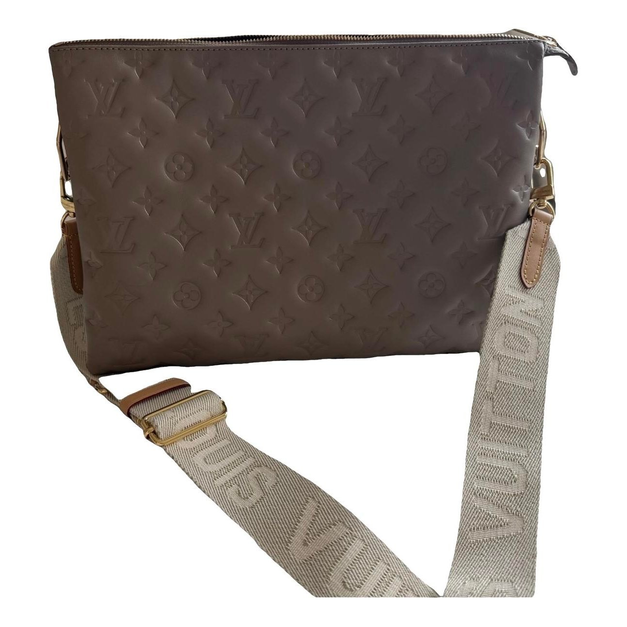Coussin leather handbag
