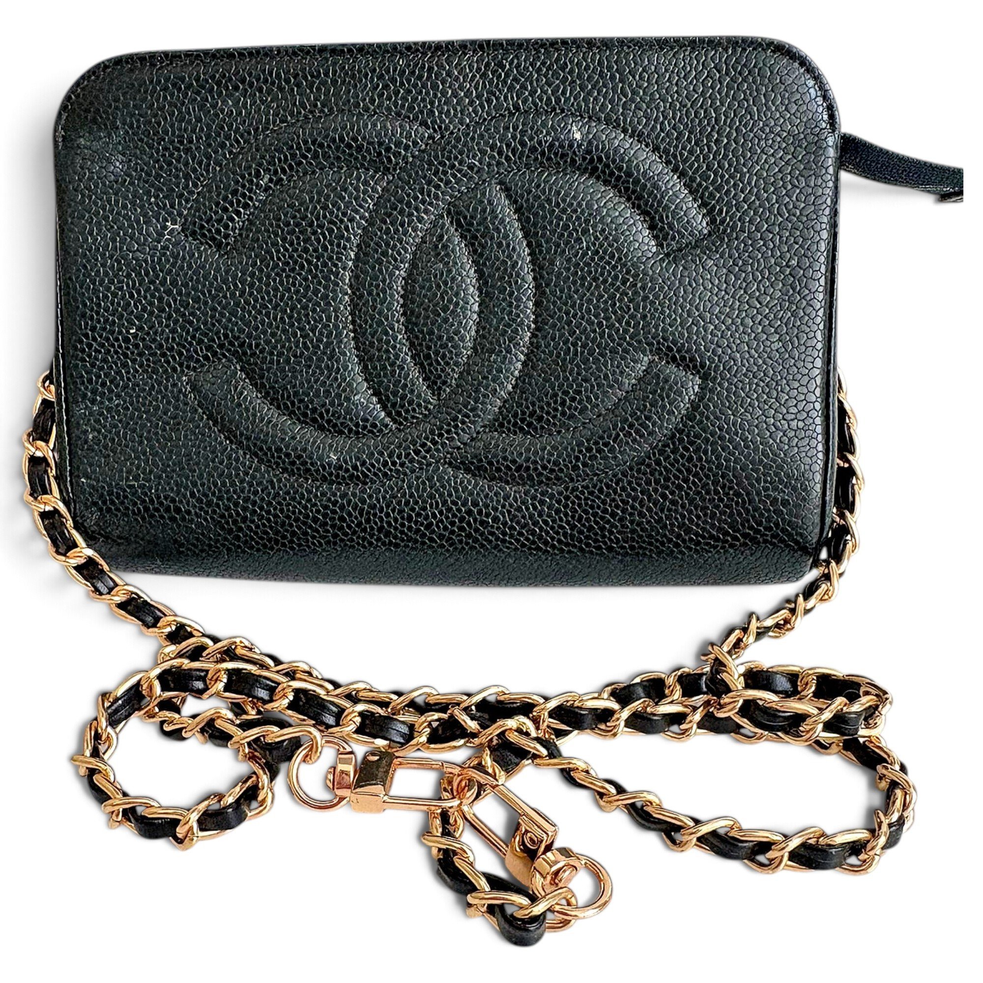 Timeless/Classique leather clutch bag