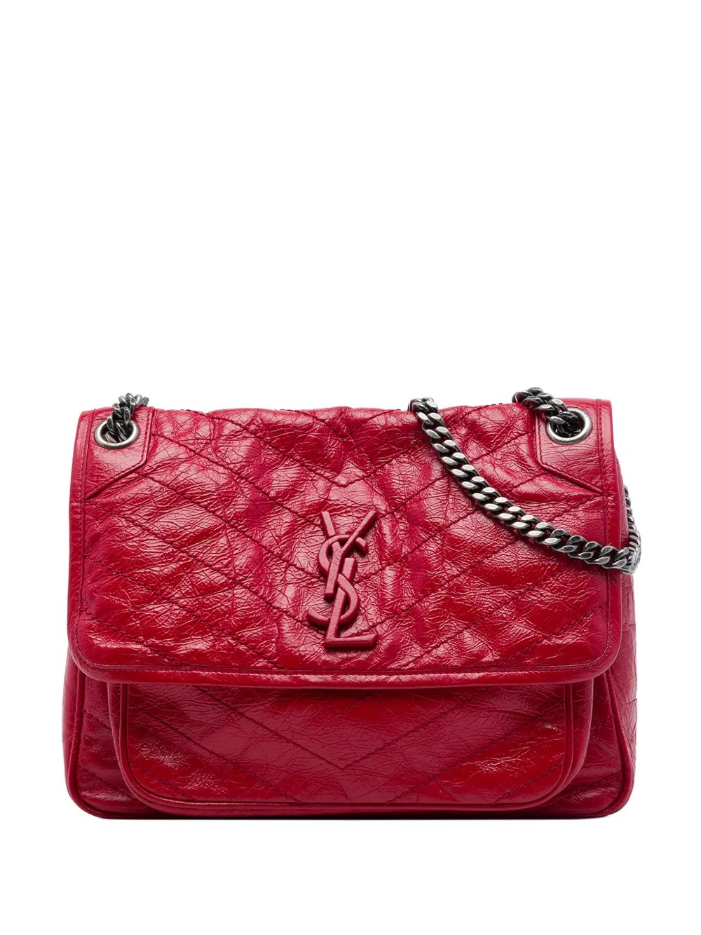 2018 Medium Crinkled Calfskin Niki shoulder bag