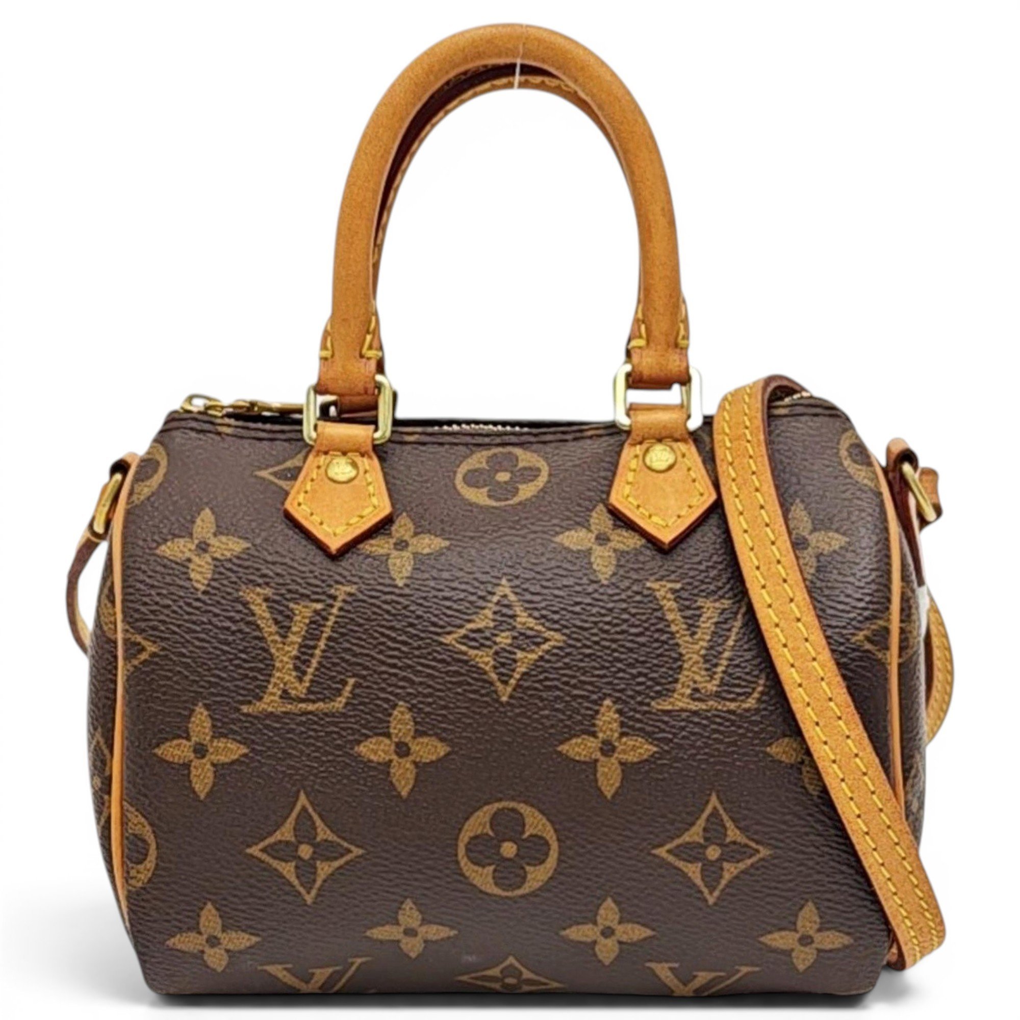 Nano Speedy / Mini HL leather handbag