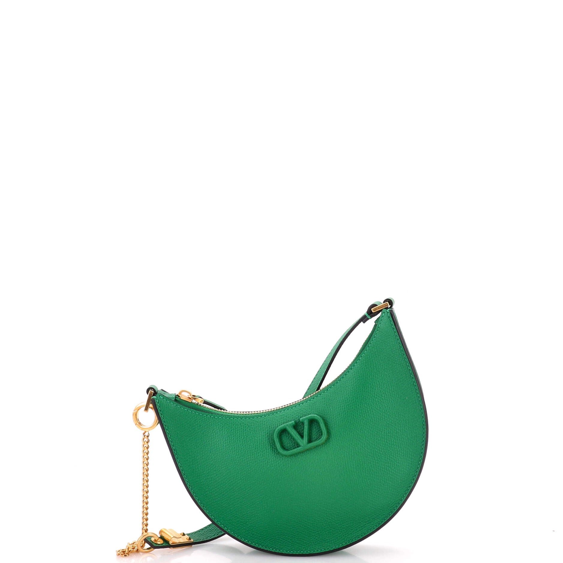 VLogo Hobo Leather Mini