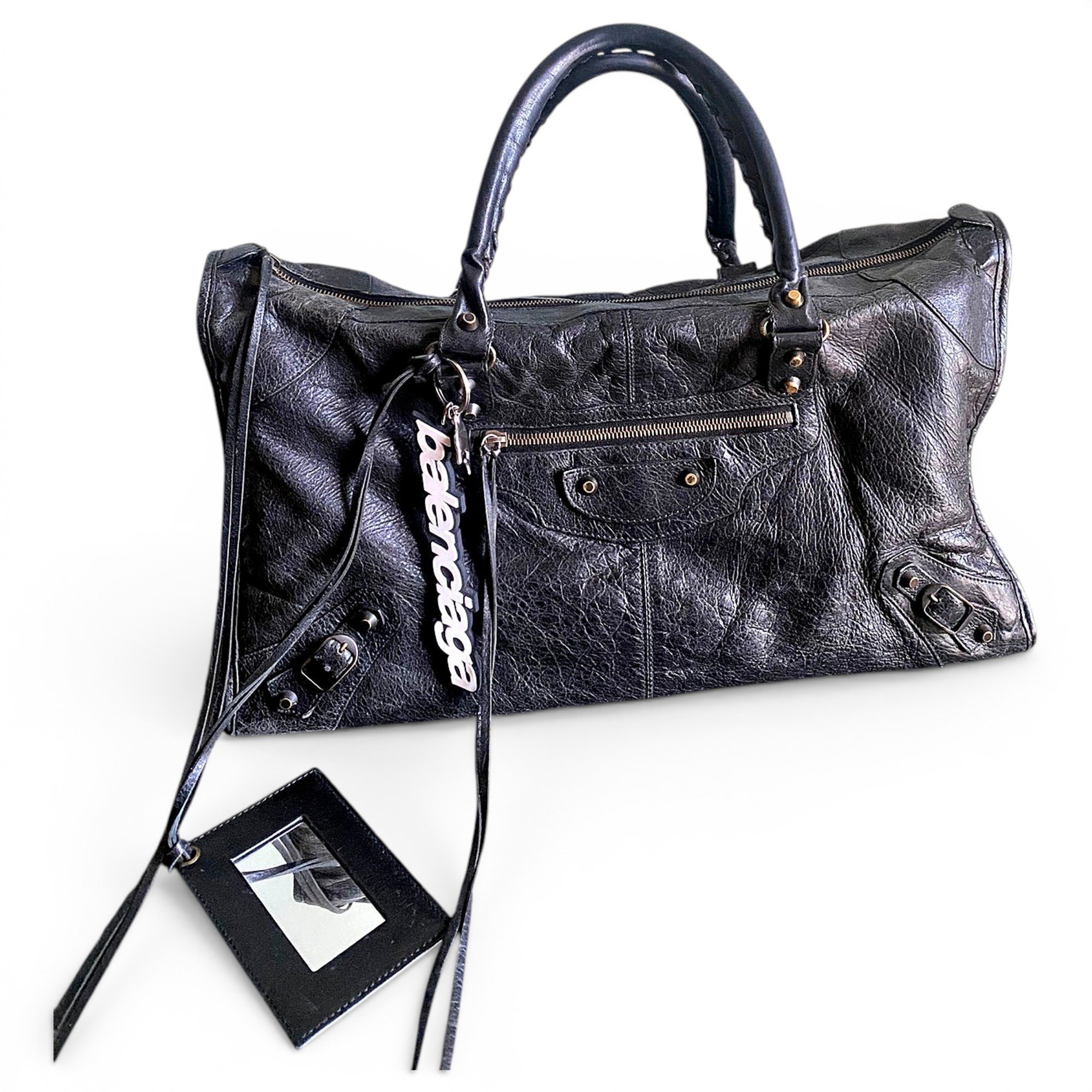 Balenciaga Work leather handbag