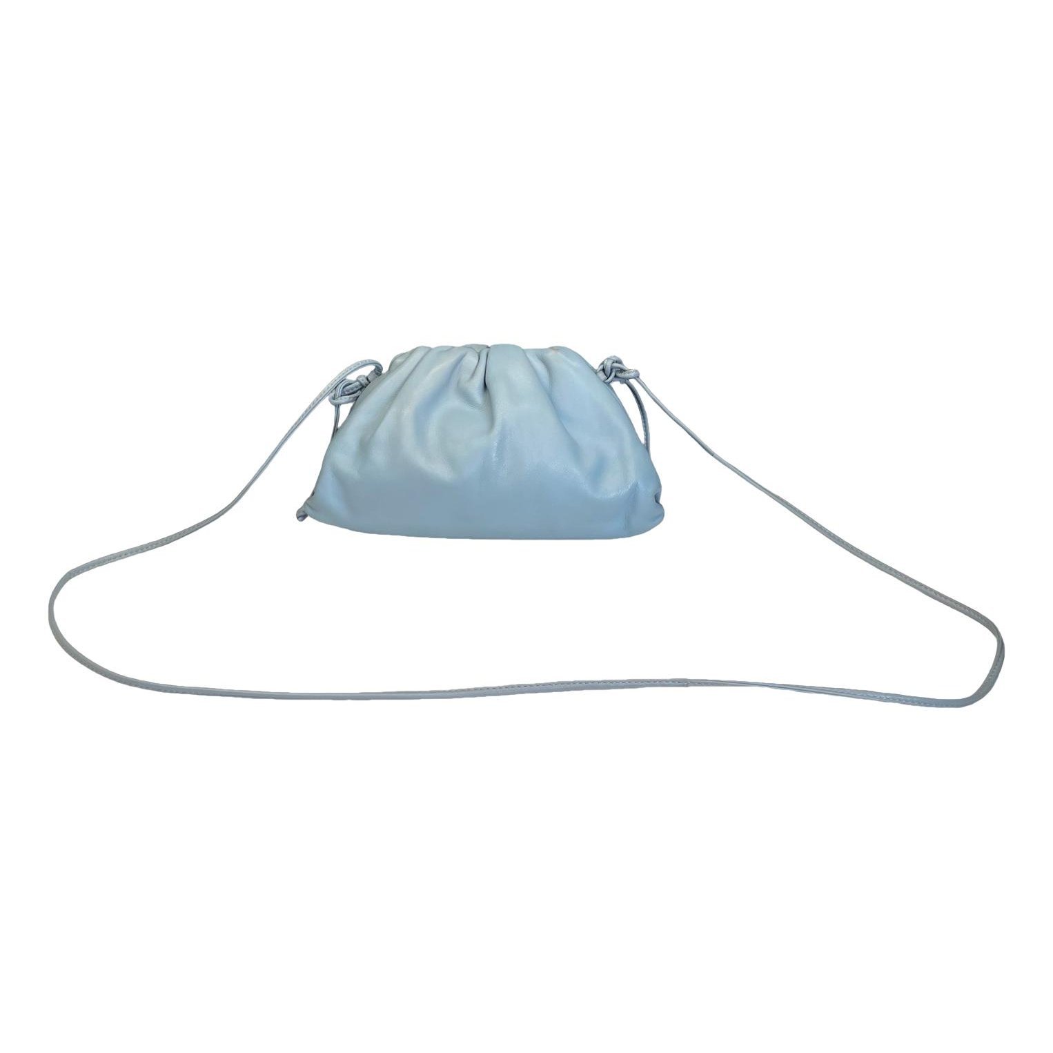 Pouch leather handbag