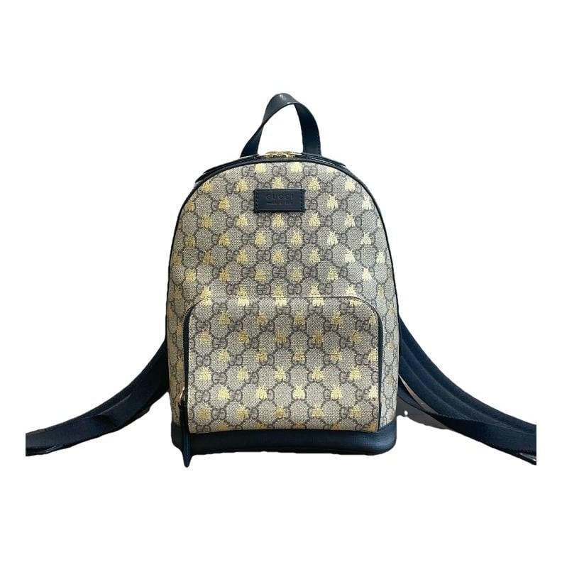 Leather backpack