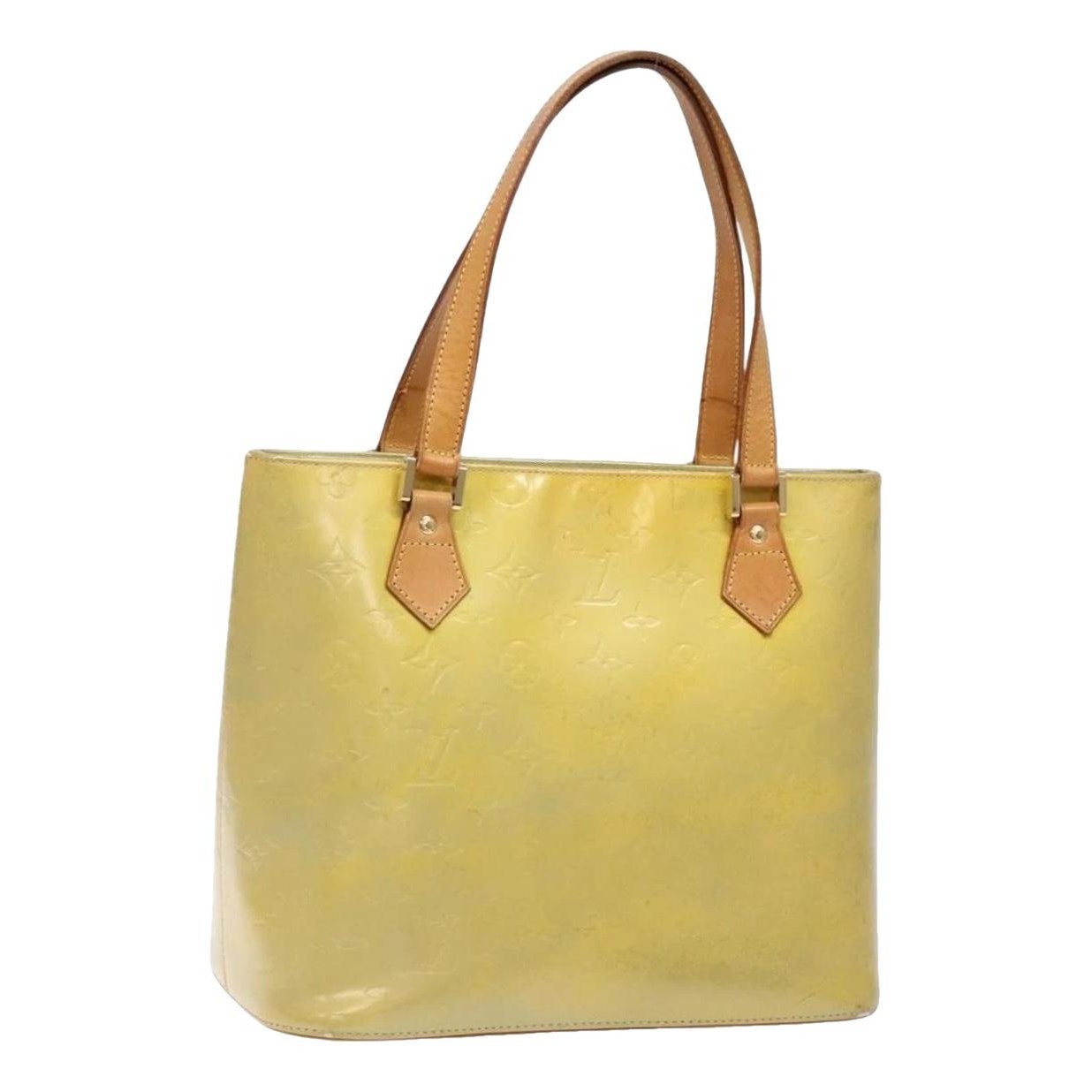 Patent leather handbag