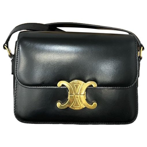 Triomphe leather handbag