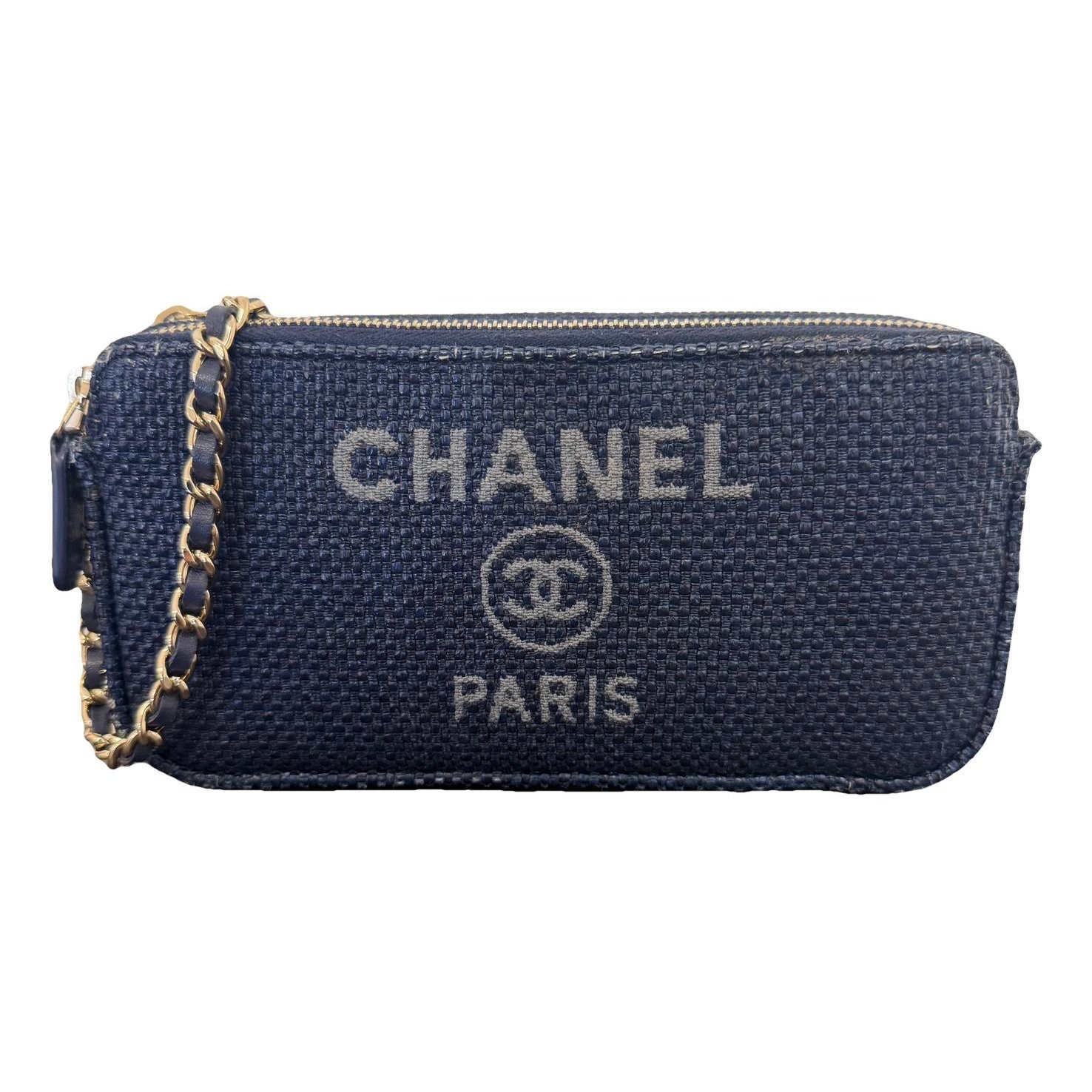 Deauville cloth clutch bag