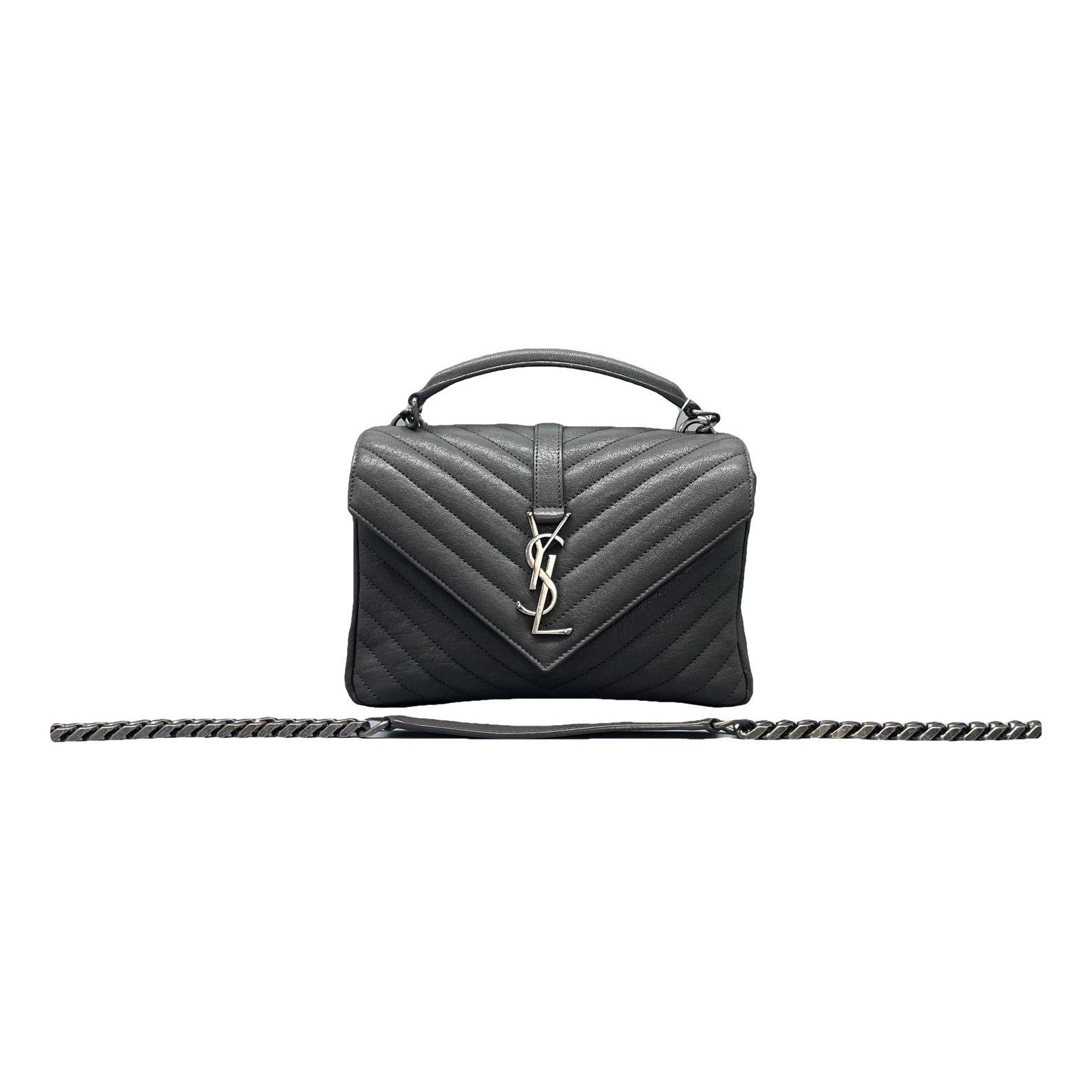 Collége monogramme leather handbag