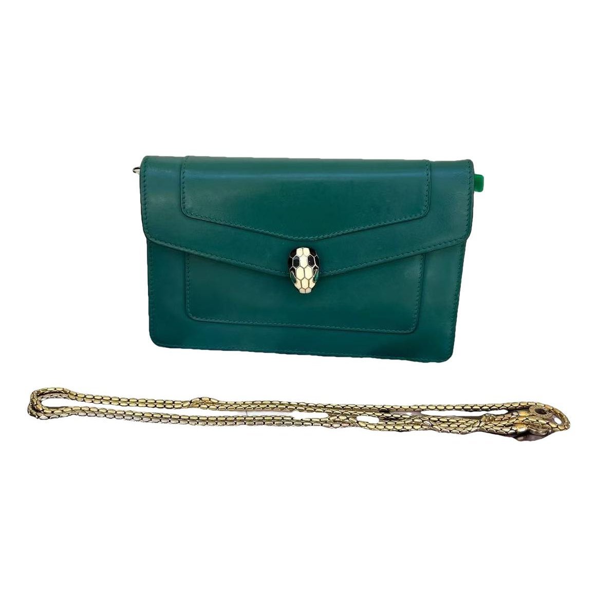Serpenti leather handbag