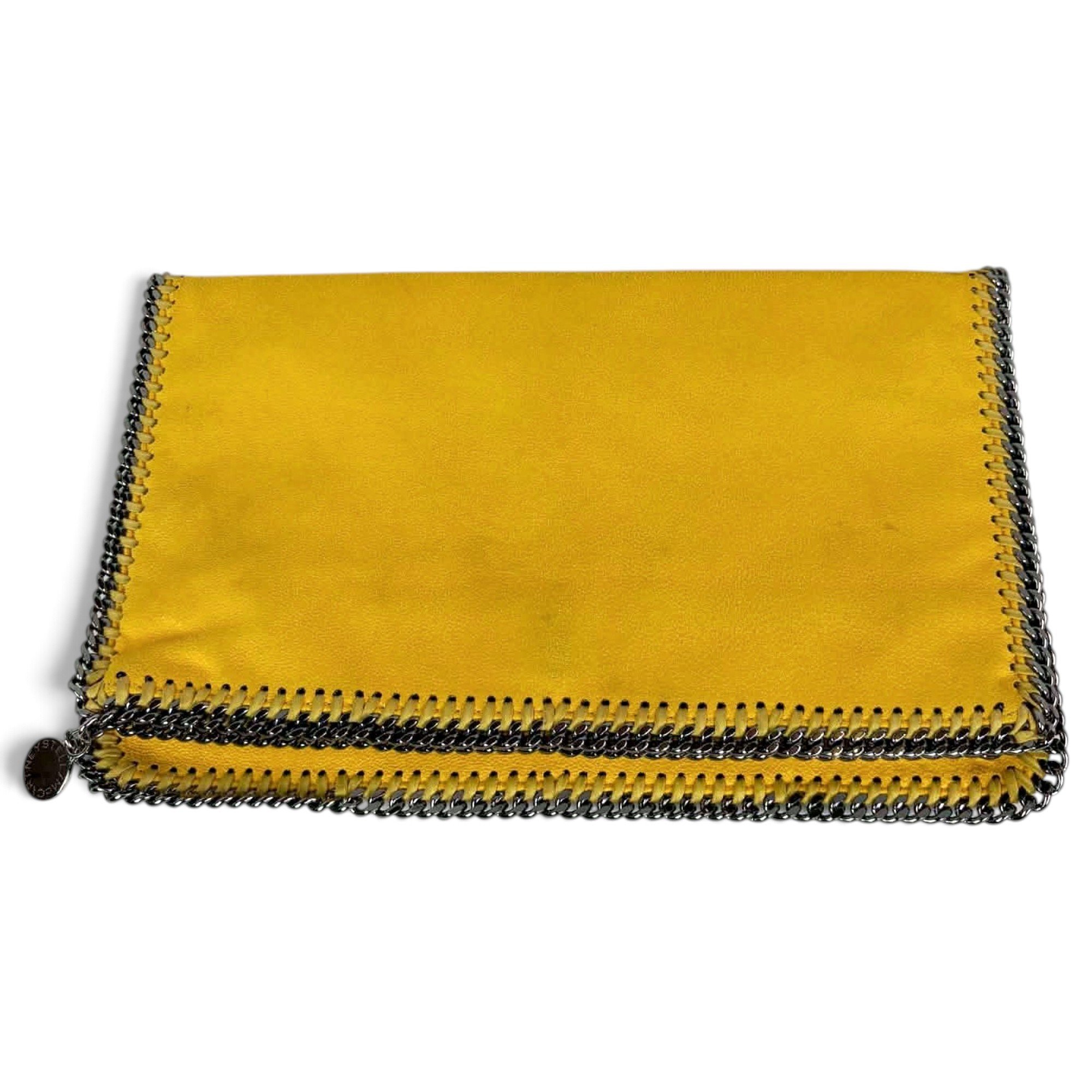 Stella McCartney Falabella vegan leather clutch bag