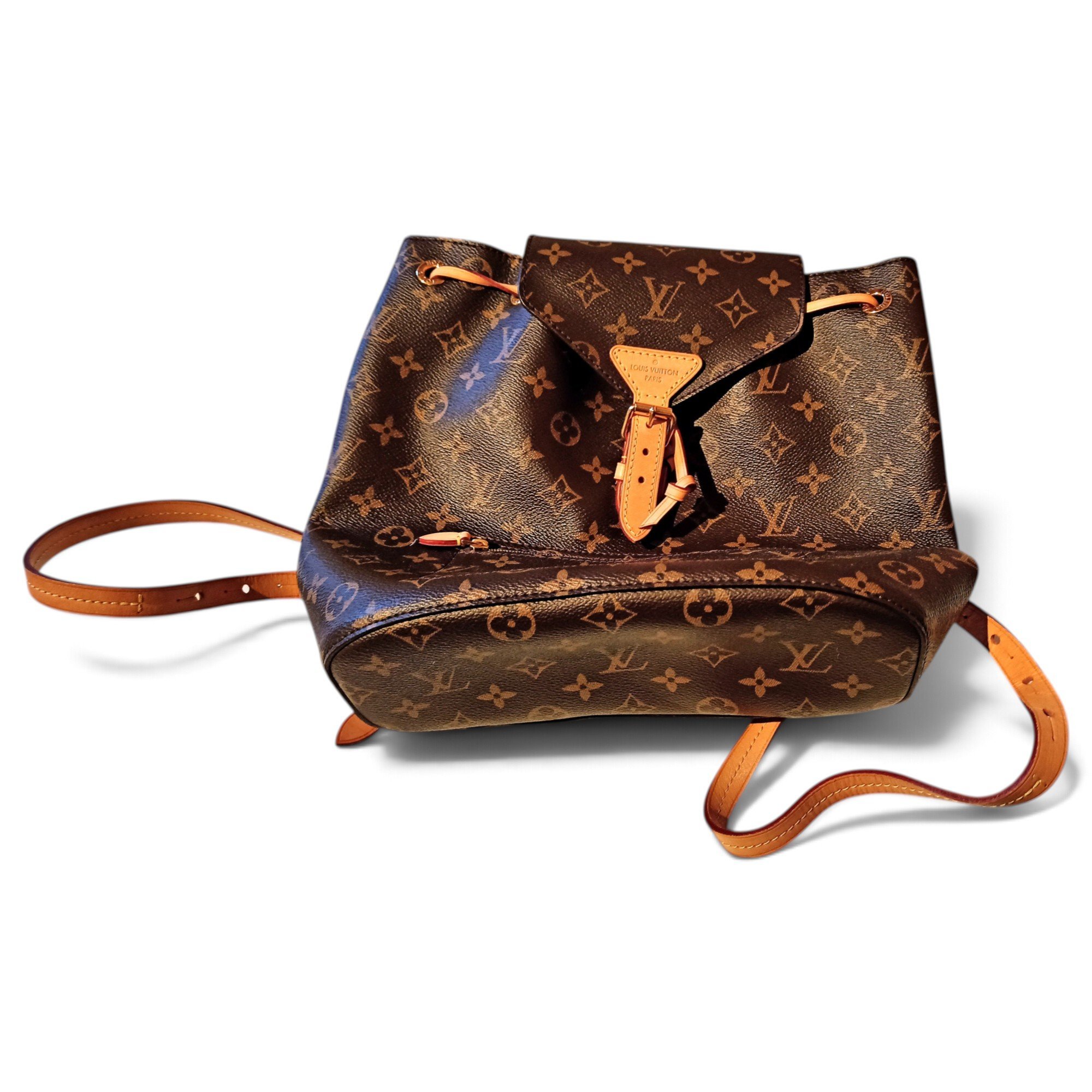Montsouris leather backpack