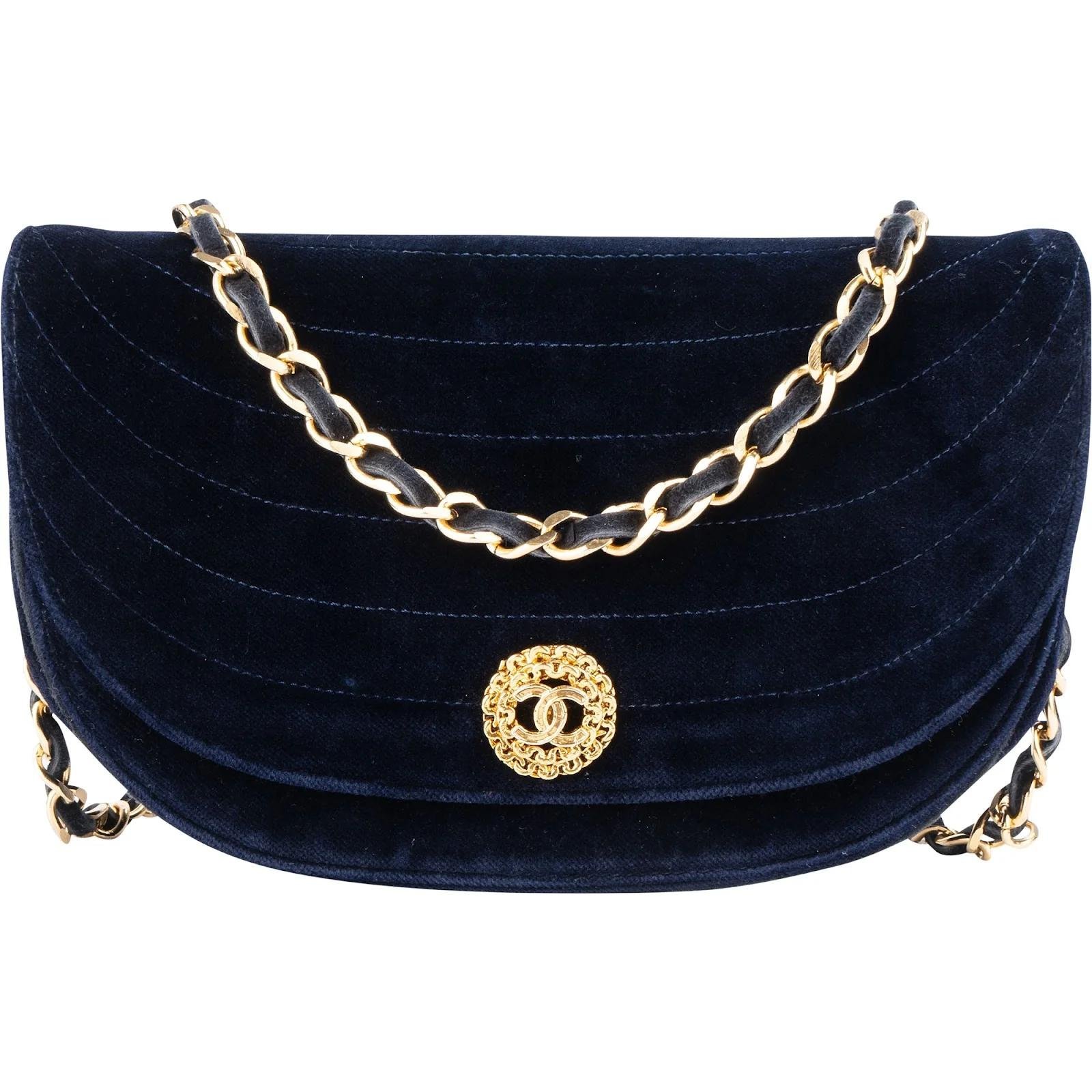 Timeless/Classique velvet crossbody bag