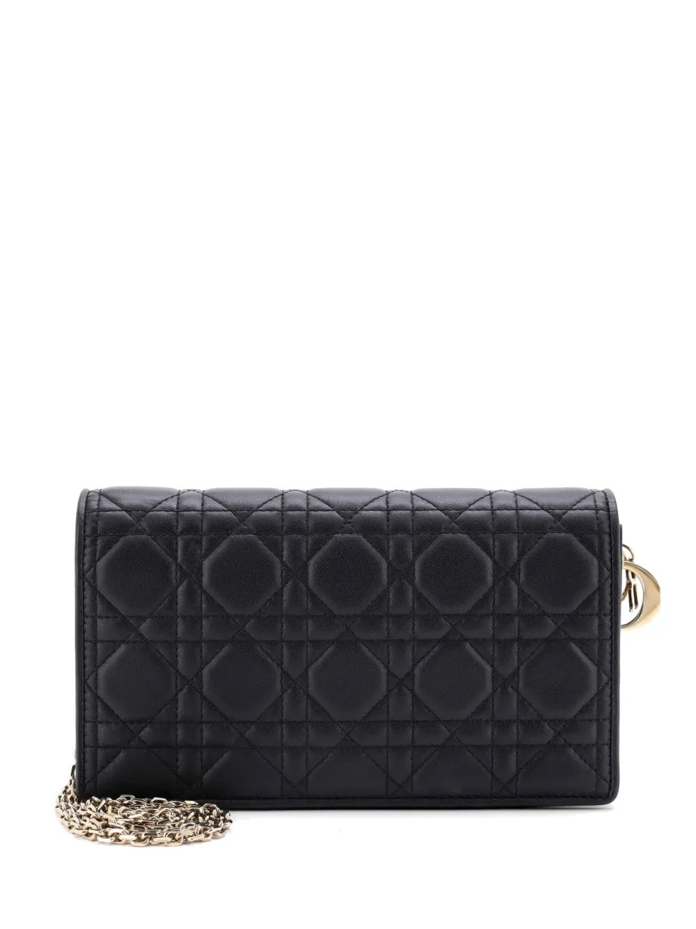 Lady Dior Chain Pouch Cannage Quilt Lambskin clutch bag