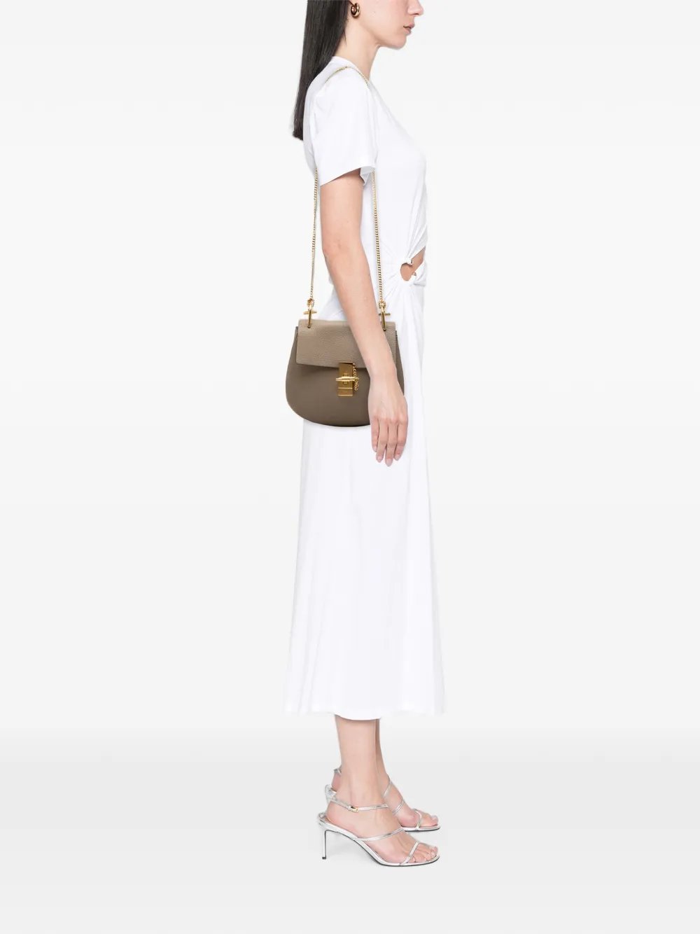 2016 Small Grained Calfskin Drew crossbody bag