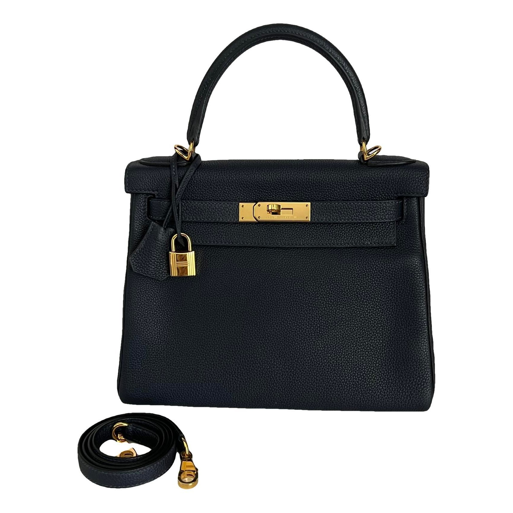 Kelly 28 leather handbag