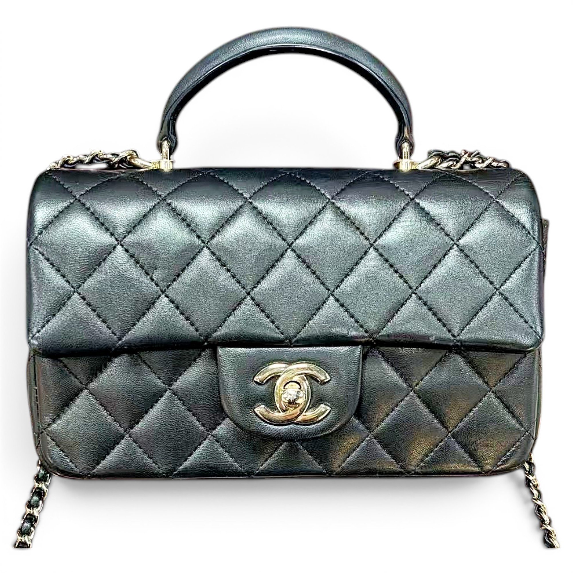 Timeless Classique Top Handle leather handbag